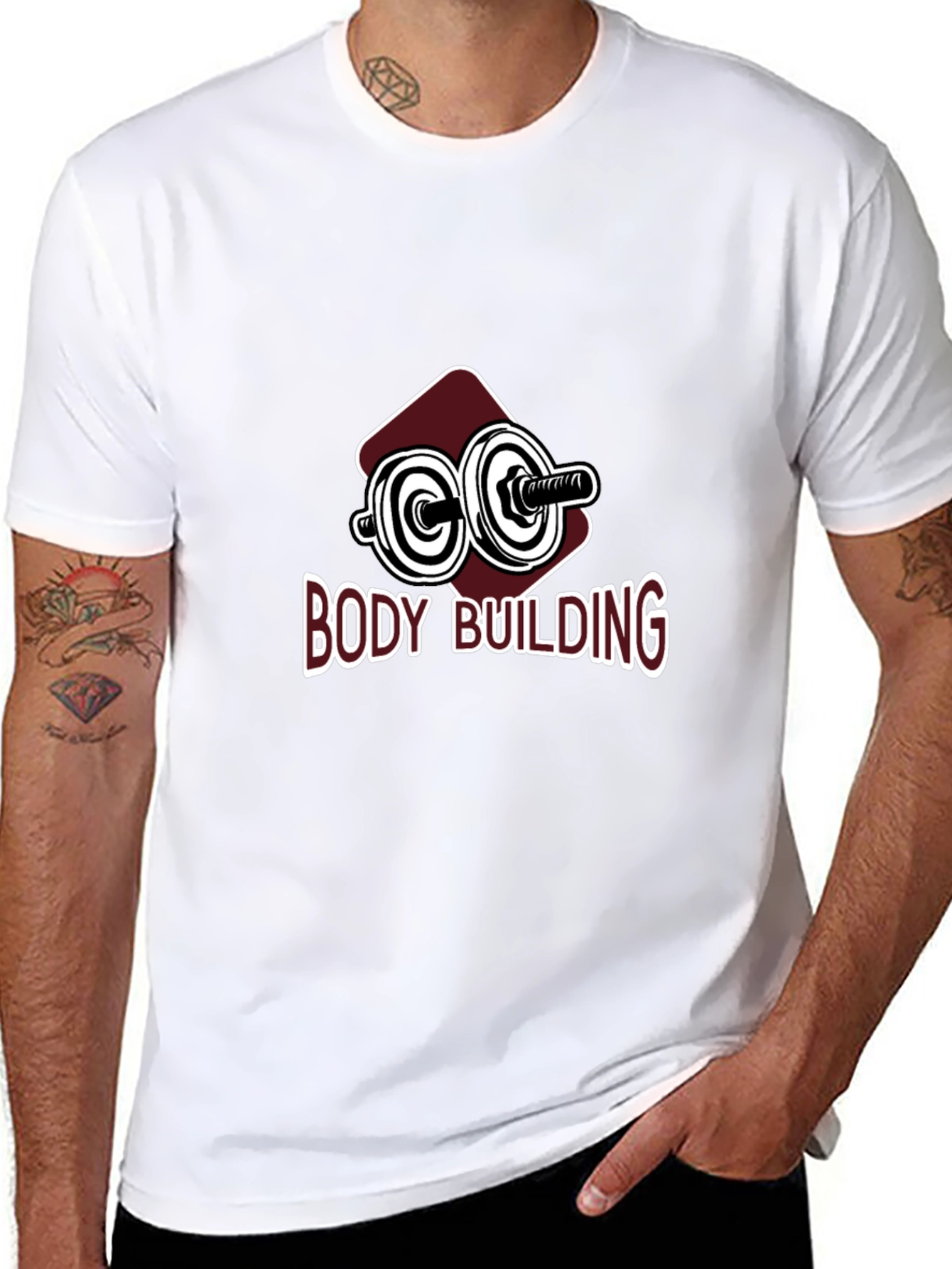 Bodybuilding Black T-Shirt - Gym & Fitness Apparel