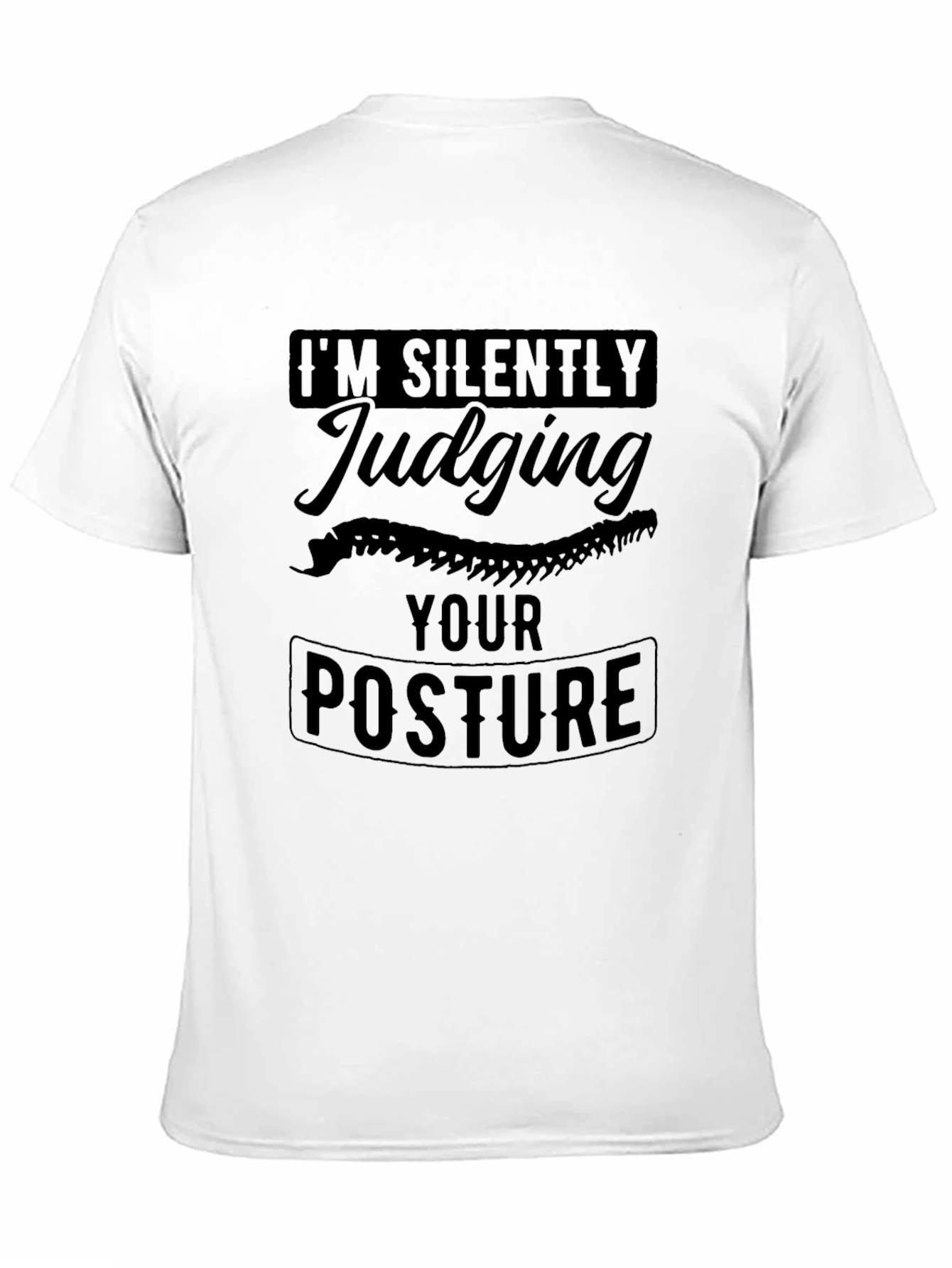 Silently Judging Posture Graphic T-Shirt