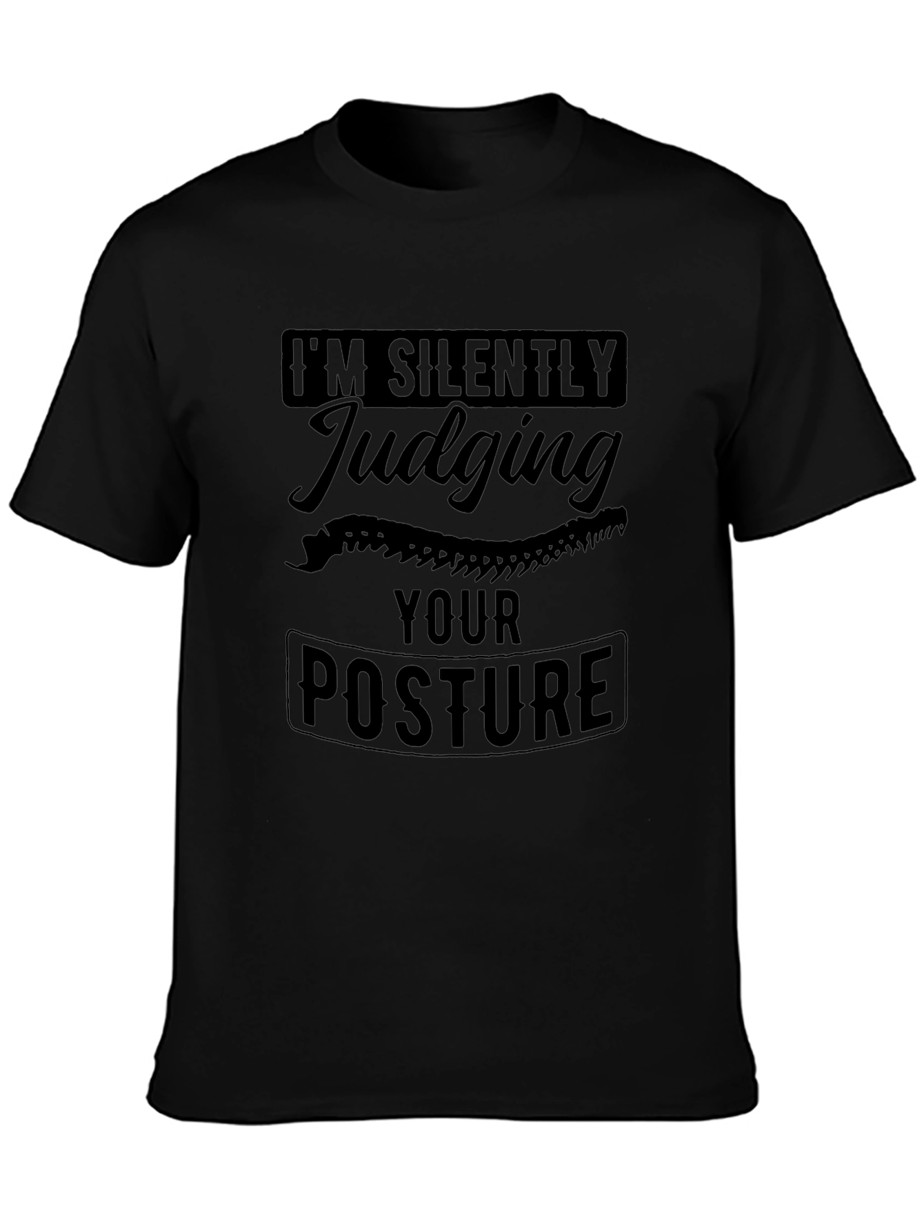 Silently Judging Posture Graphic T-Shirt
