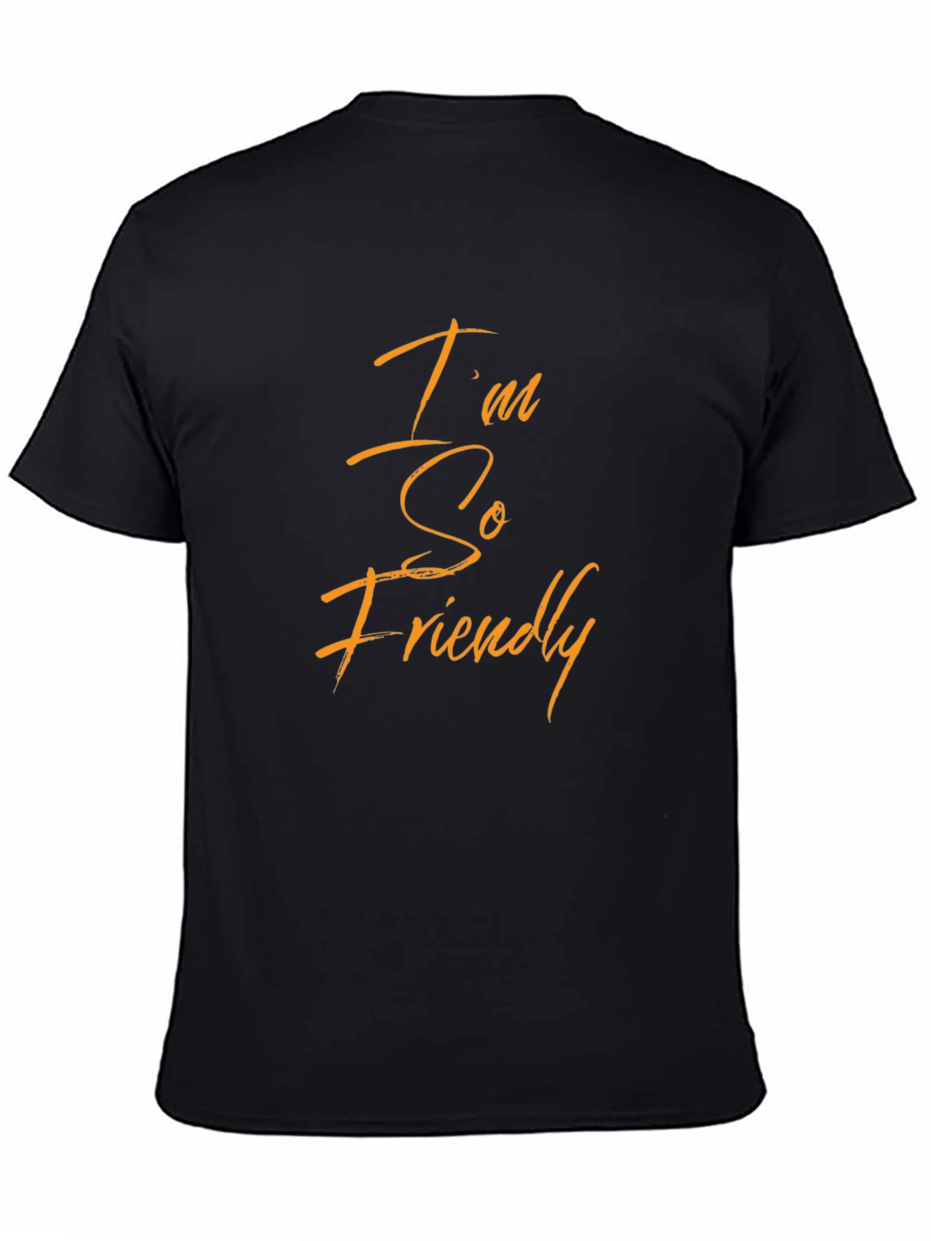 Friendly Graphic Tee - Soft Cotton Blend