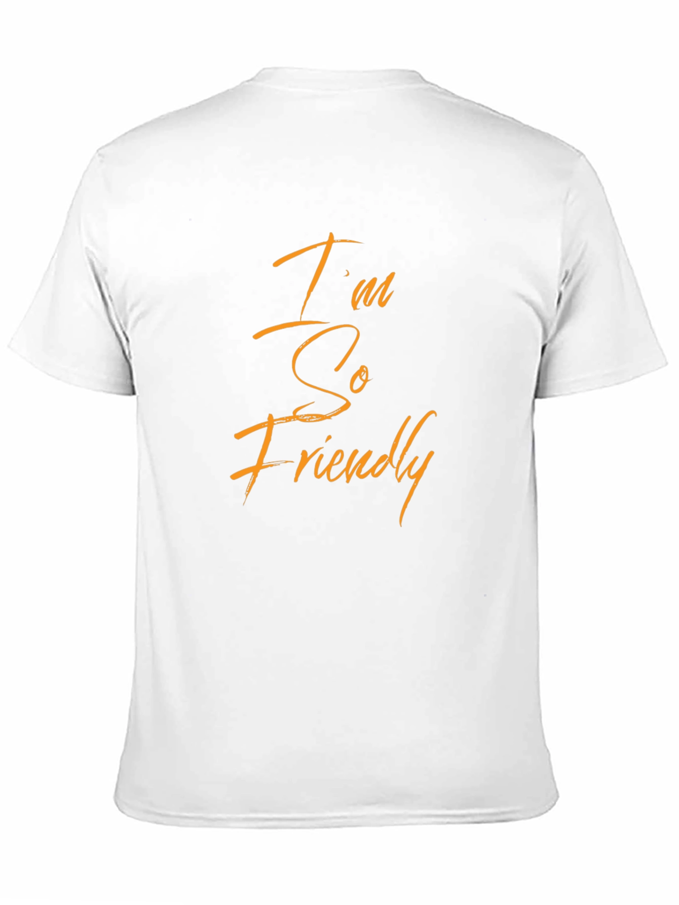 Friendly Graphic Tee - Soft Cotton Blend