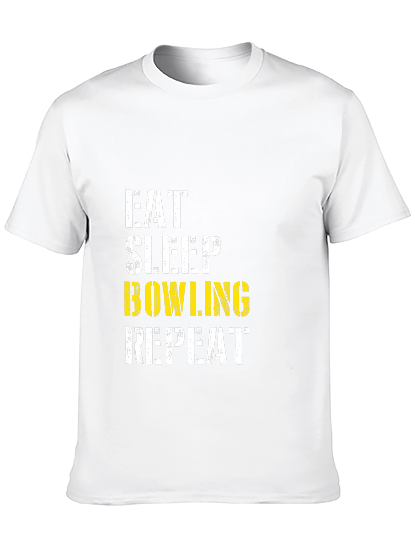Eat Sleep Bowling Repeat Black T-Shirt