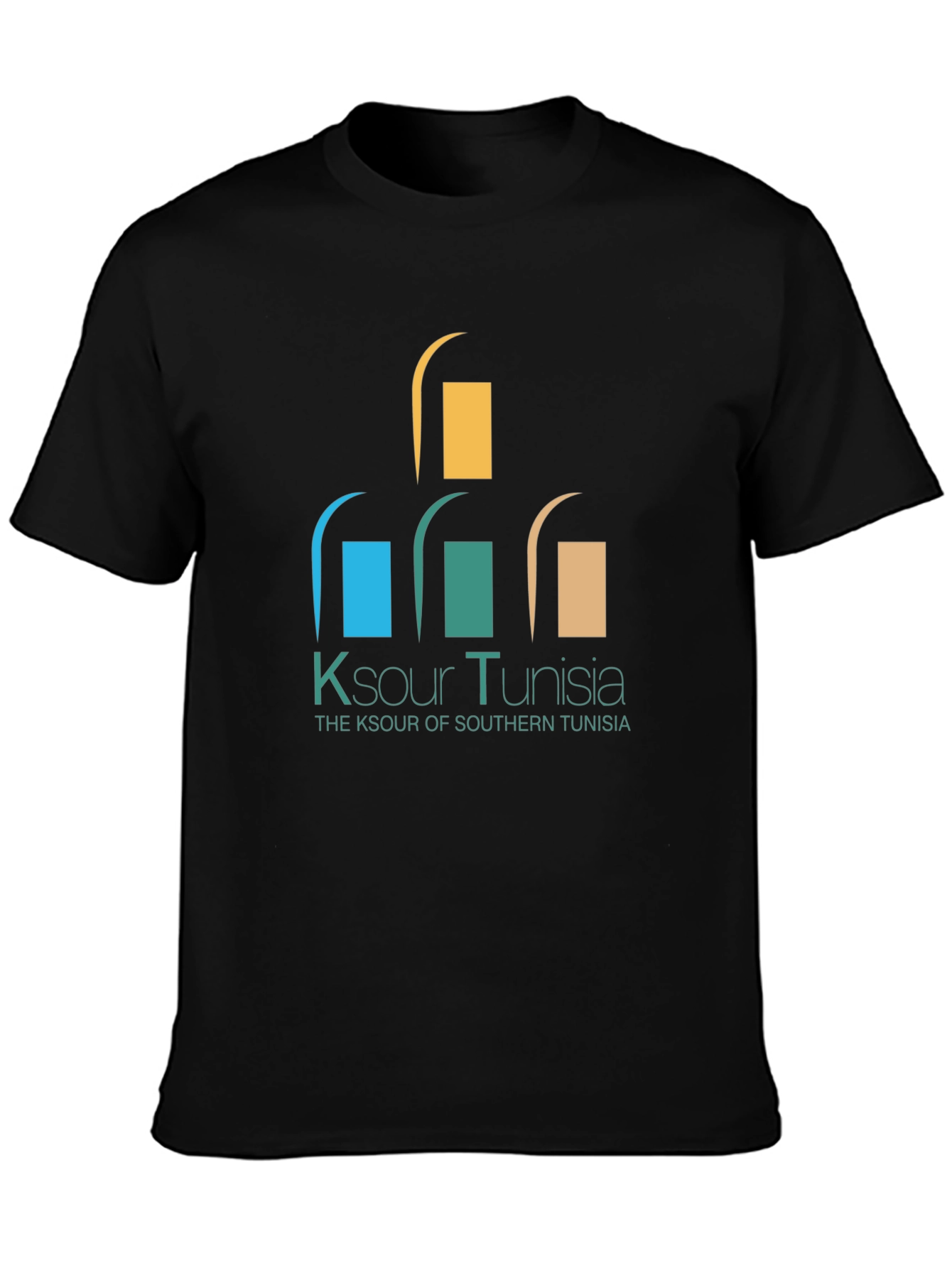Ksour of Tunisia Black T-Shirt
