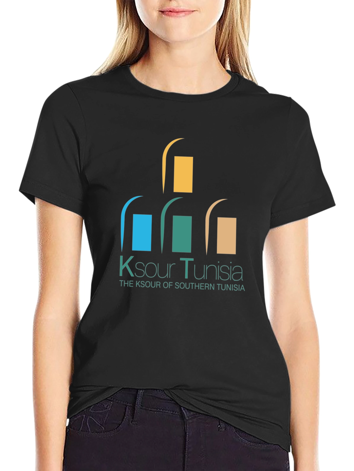 Ksour of Tunisia Black T-Shirt