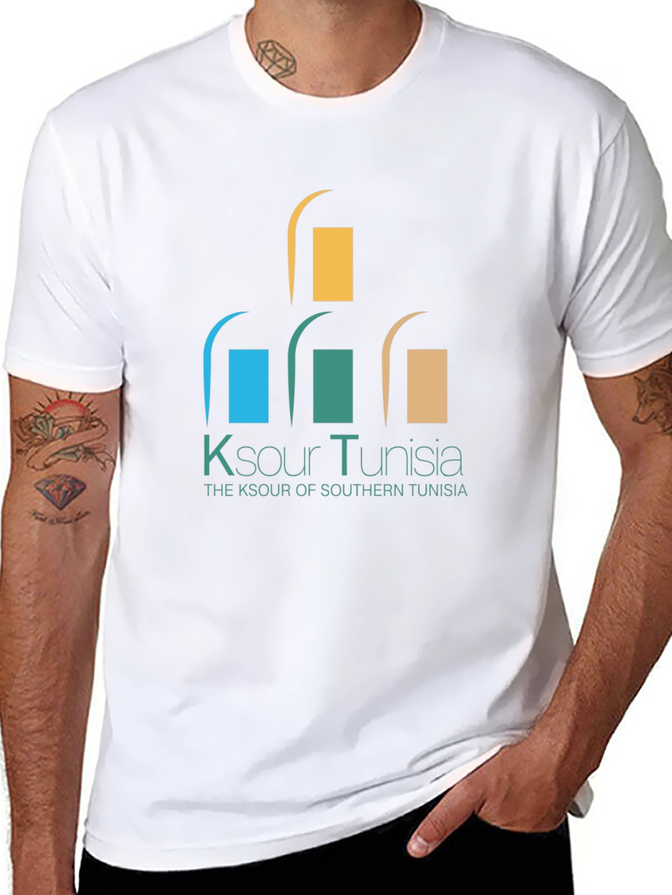 Ksour of Tunisia Black T-Shirt