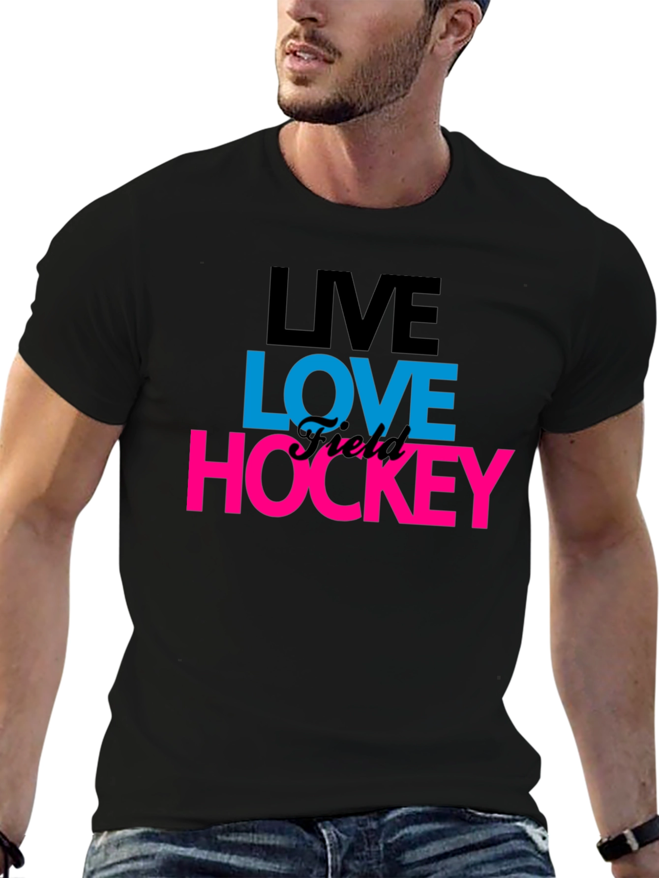 Live Love Hockey Graphic T-Shirt