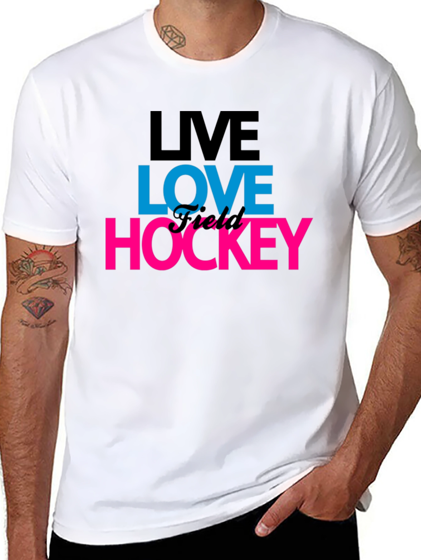 Live Love Hockey Graphic T-Shirt