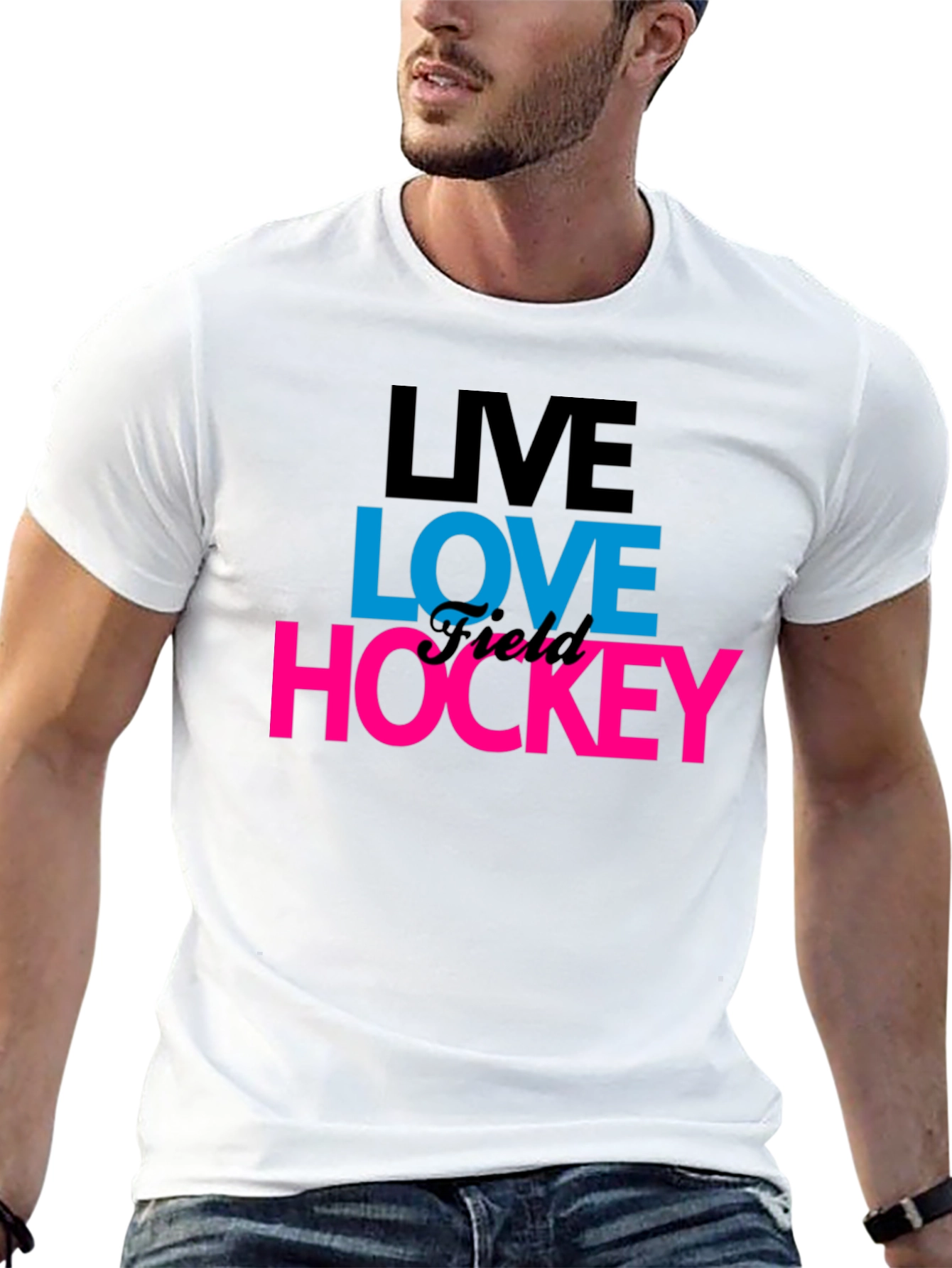Live Love Hockey Graphic T-Shirt