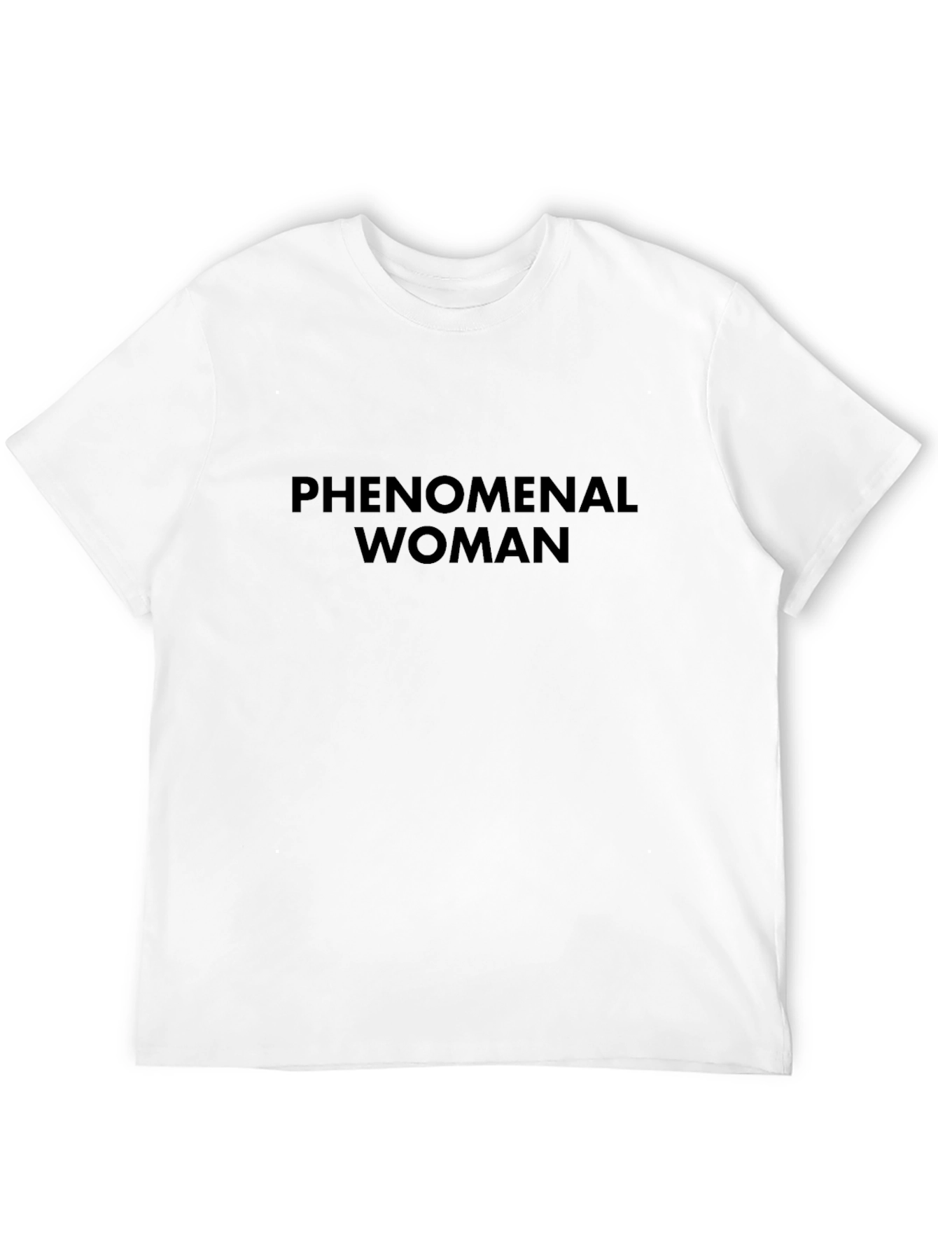 Phenomenal Woman Graphic Tee - Black