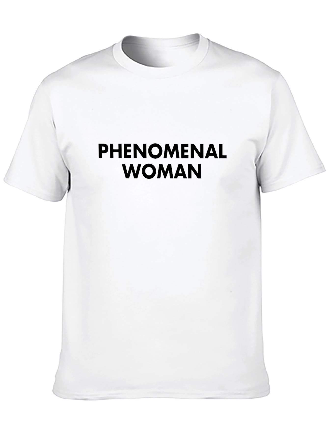 Phenomenal Woman Graphic Tee - Black