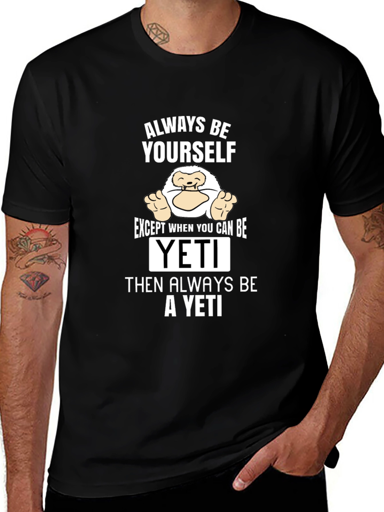 Always Be Yourself Yeti Graphic Tee