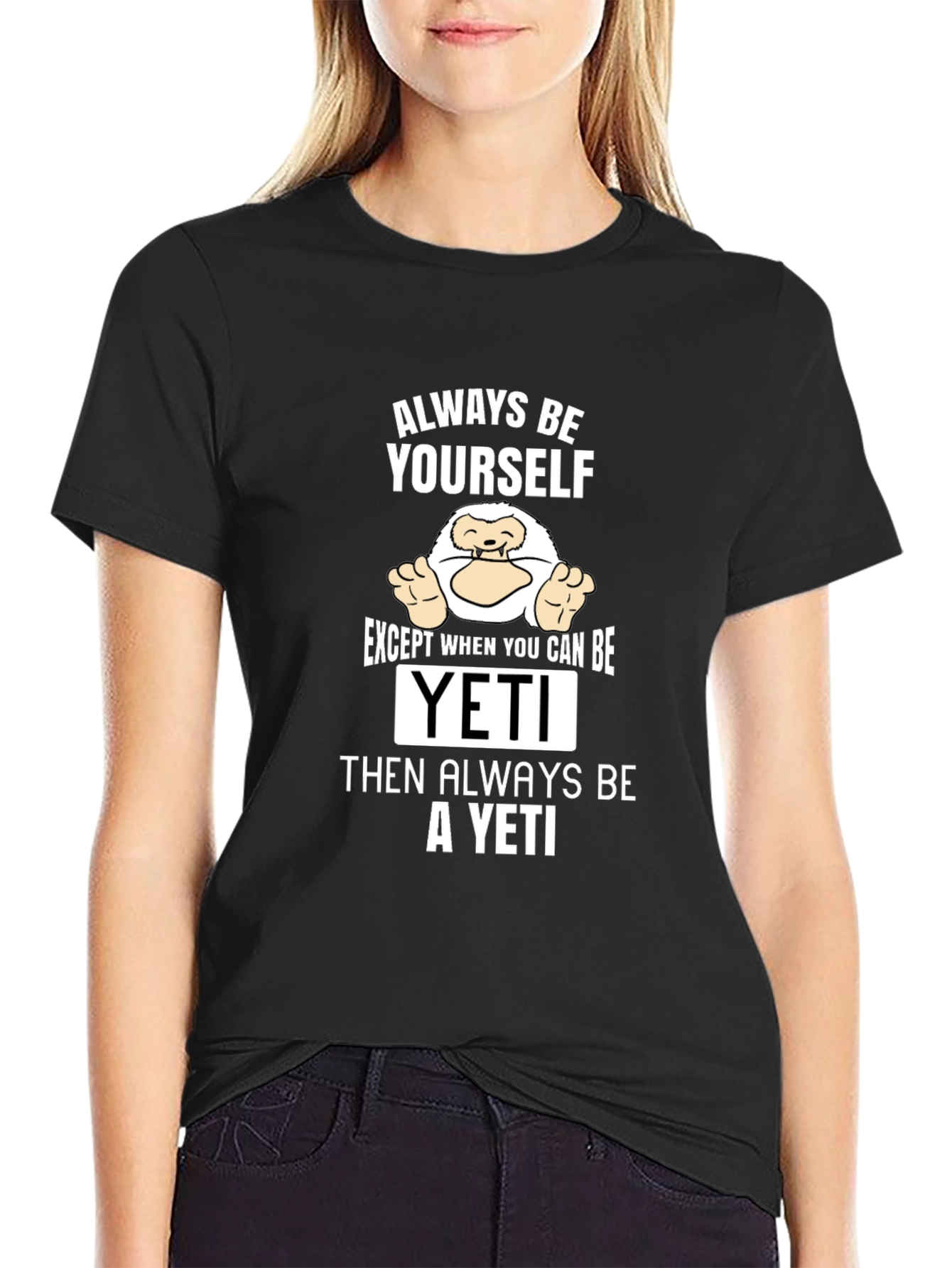 Always Be Yourself Yeti Graphic Tee