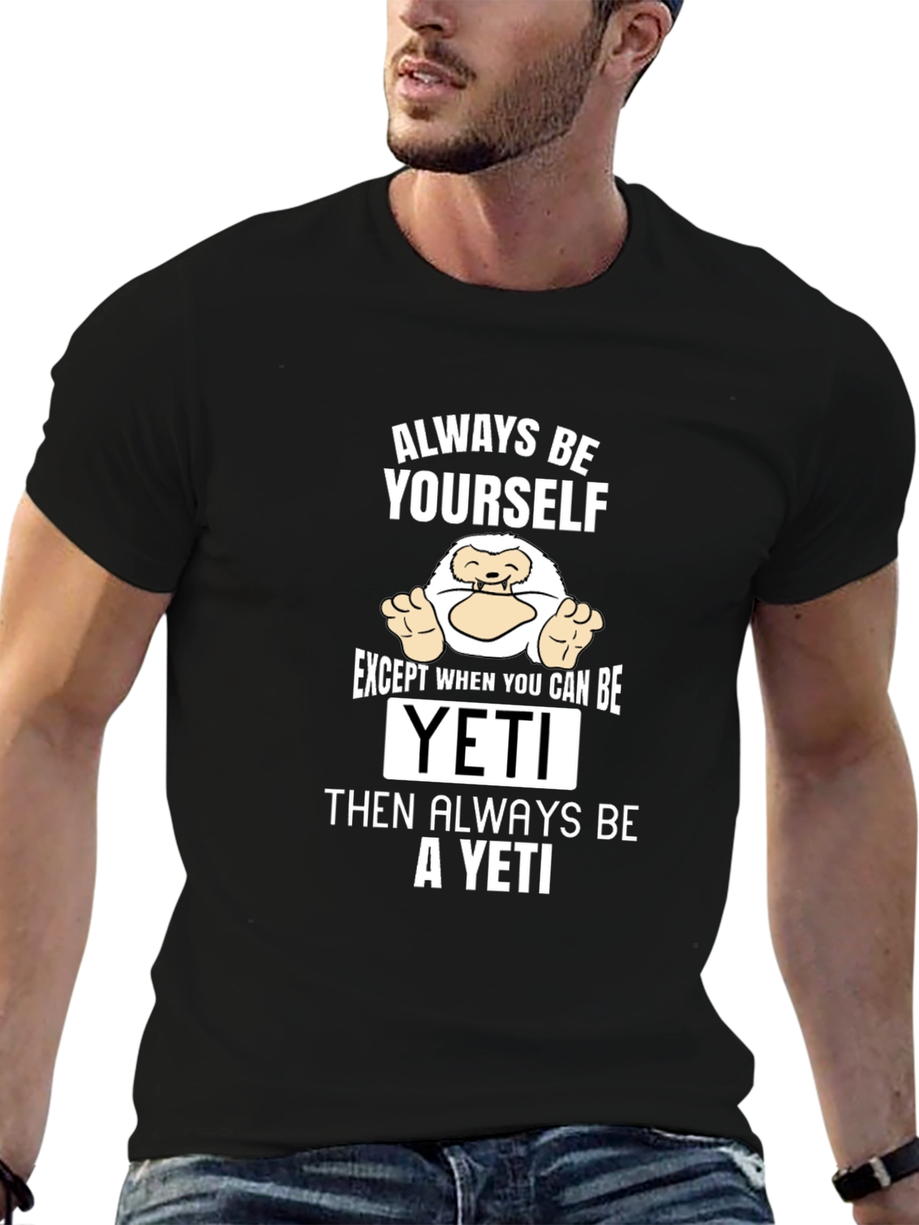 Always Be Yourself Yeti Graphic Tee