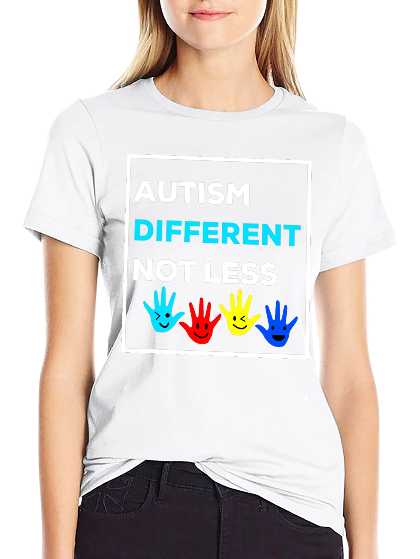 Autism Awareness T-Shirt - Different Not Less