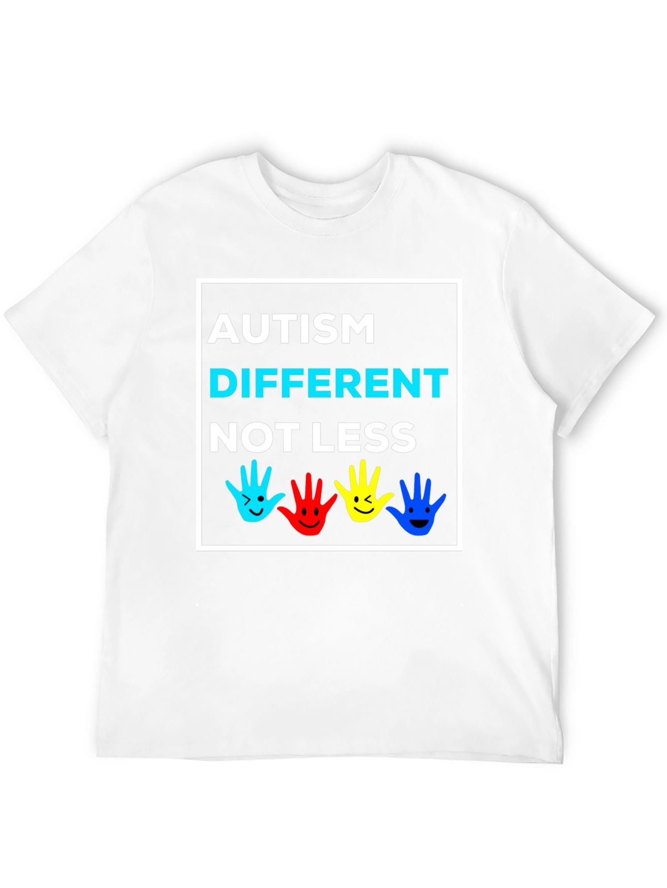 Autism Awareness T-Shirt - Different Not Less