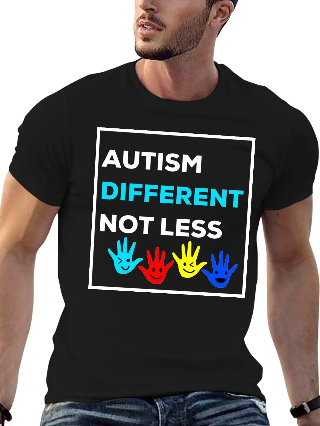 Autism Awareness T-Shirt - Different Not Less