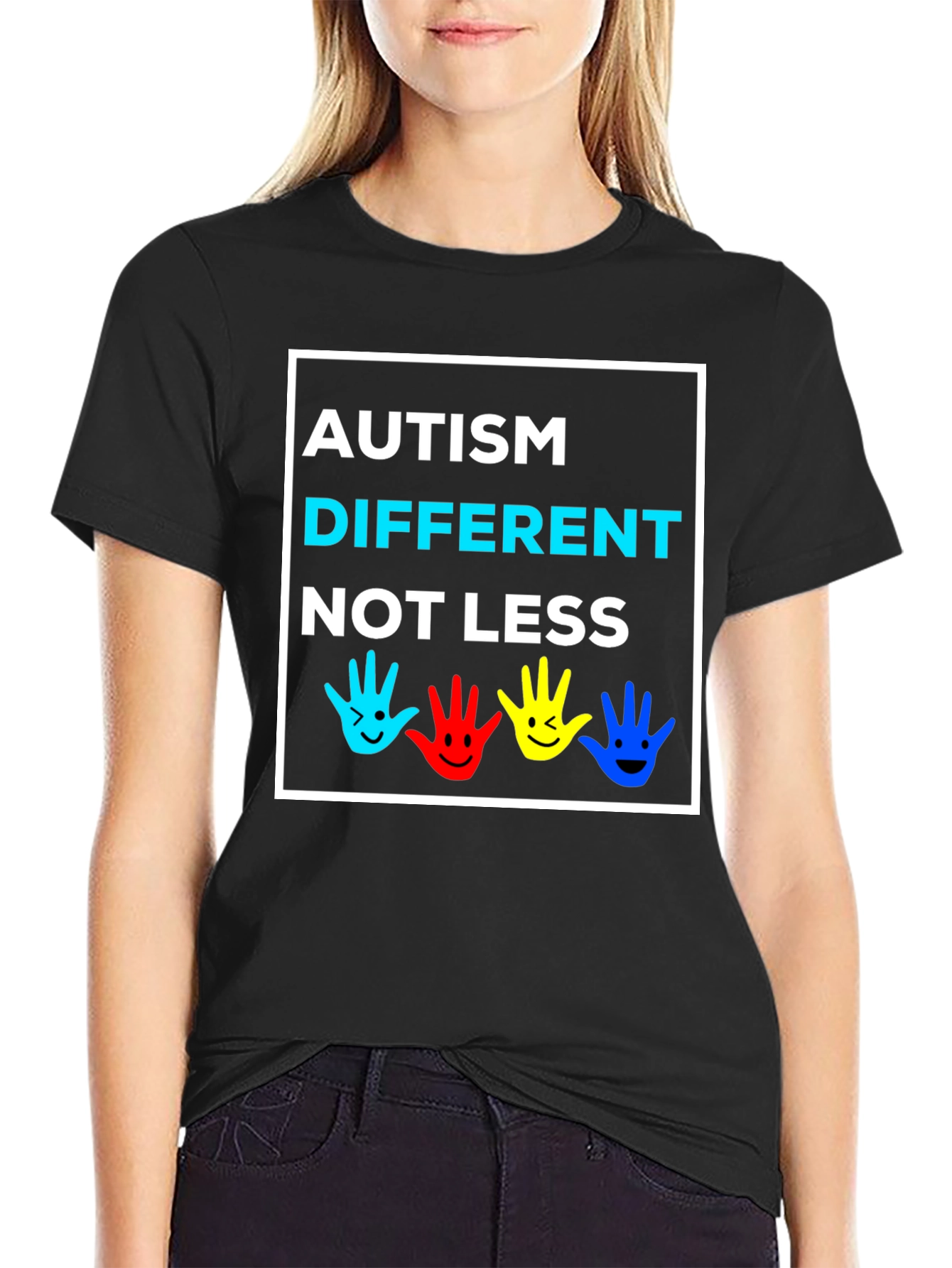 Autism Awareness T-Shirt - Different Not Less