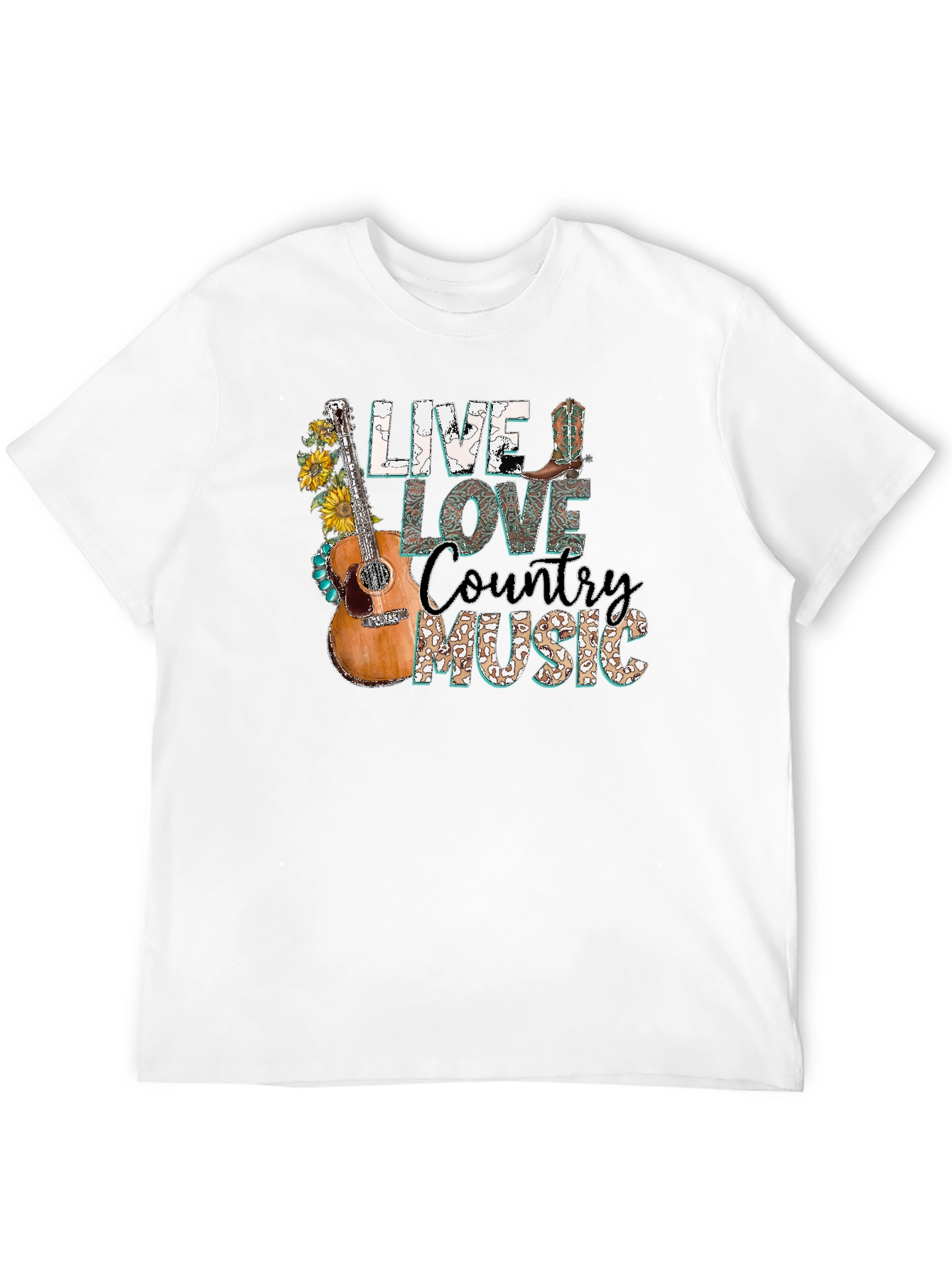 Live Love Country Music Graphic Tee