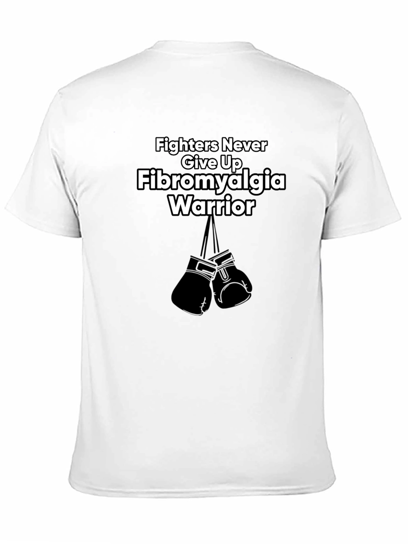 Fibromyalgia Warrior T-Shirt - Fighters Never Give Up