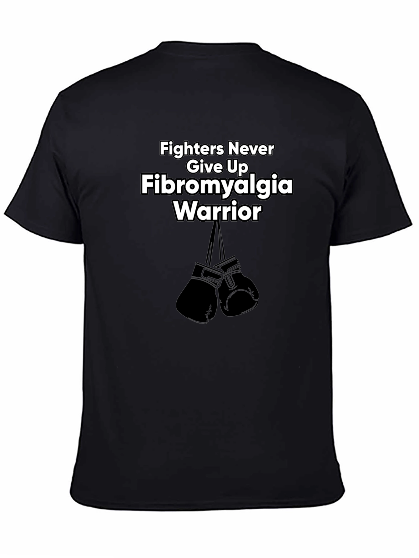 Fibromyalgia Warrior T-Shirt - Fighters Never Give Up
