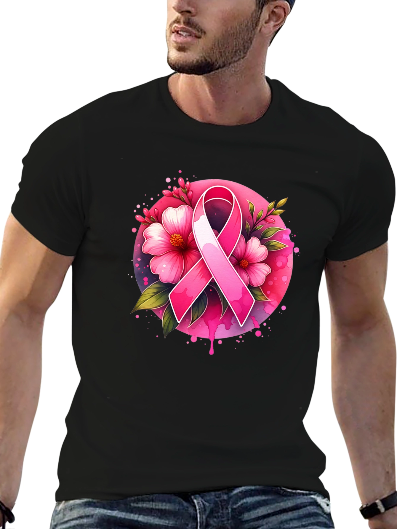 Breast Cancer Awareness Ribbon T-Shirt