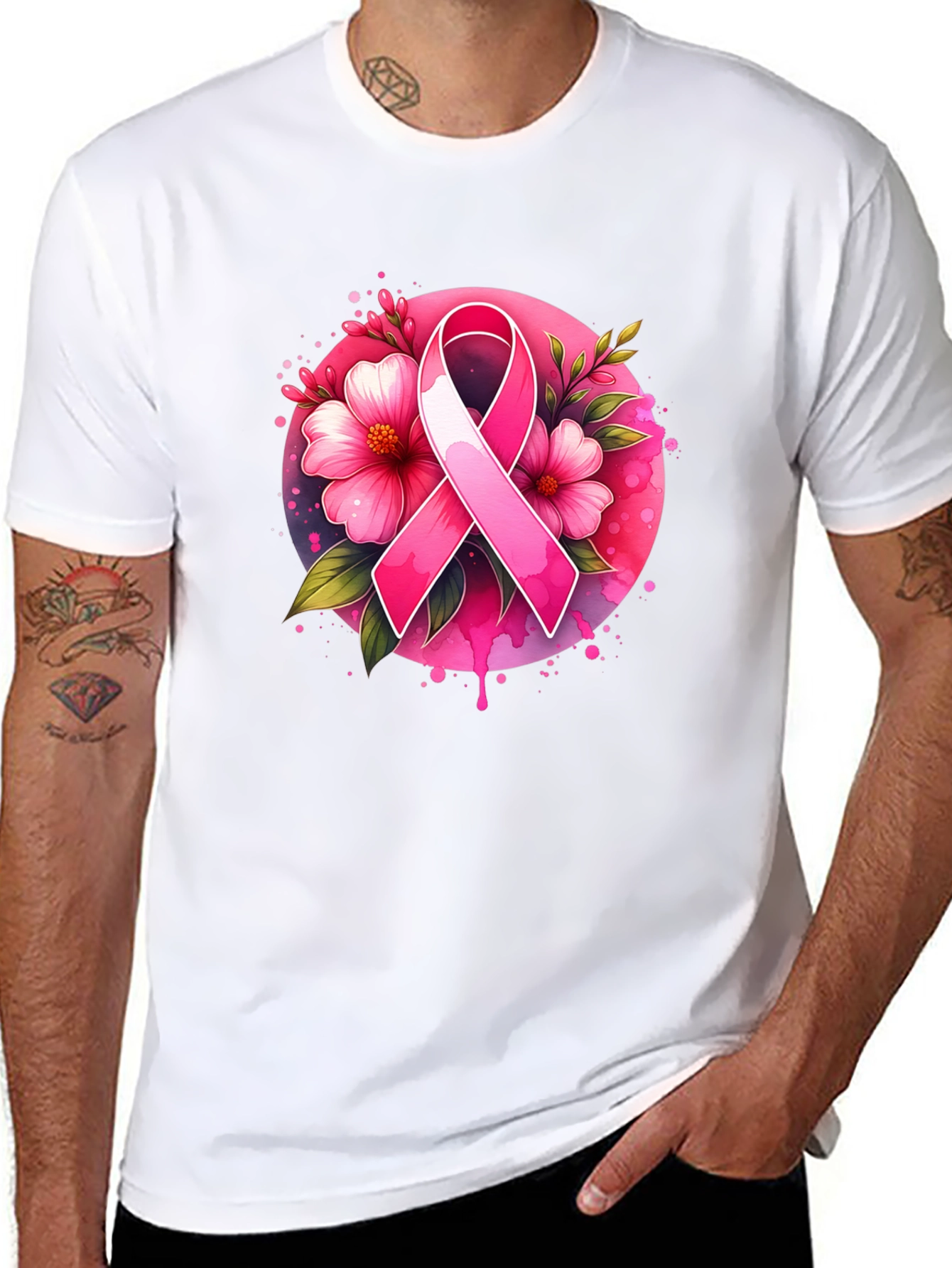 Breast Cancer Awareness Ribbon T-Shirt