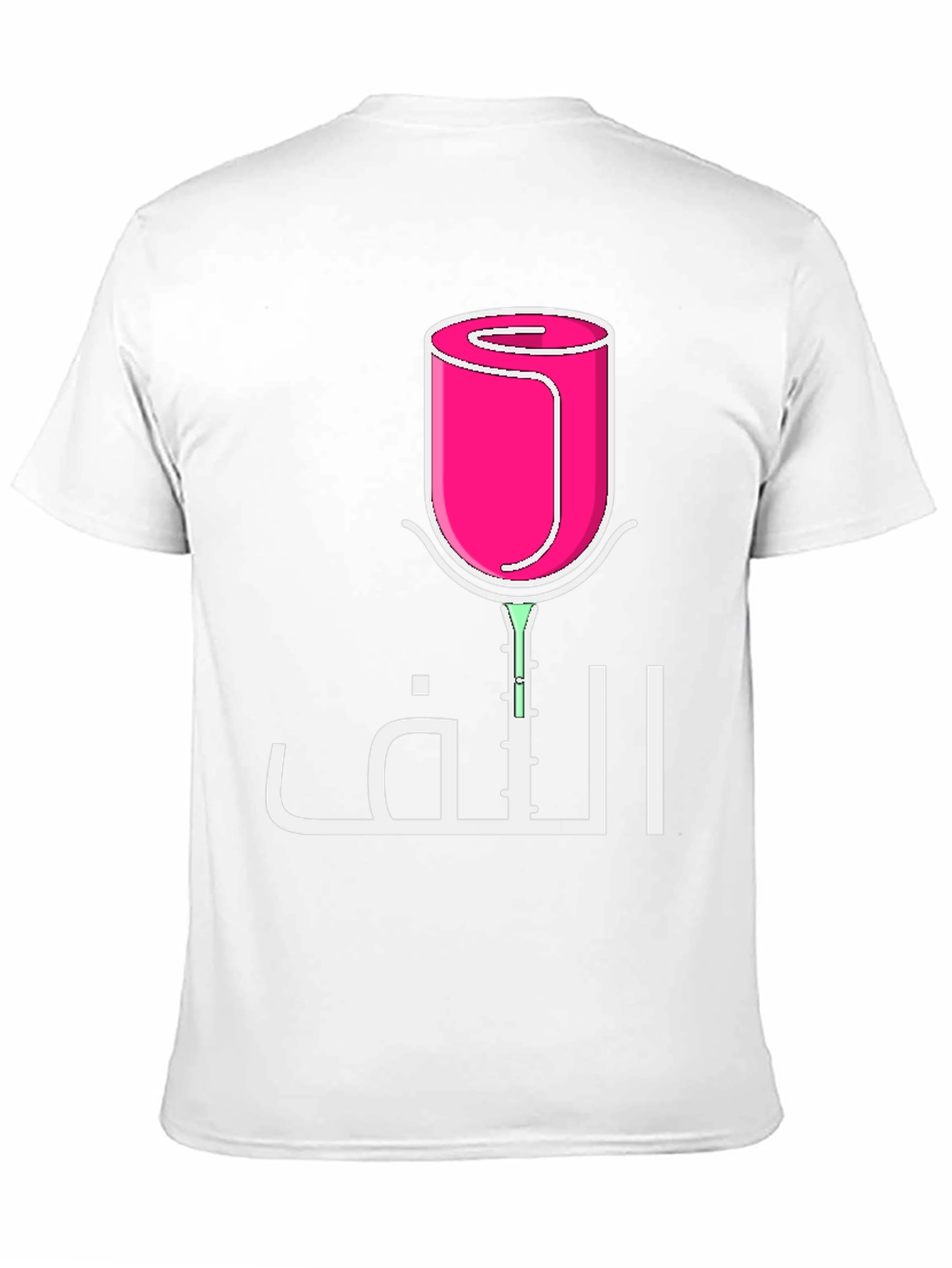 Abstract Rose Arabic Graphic Tee