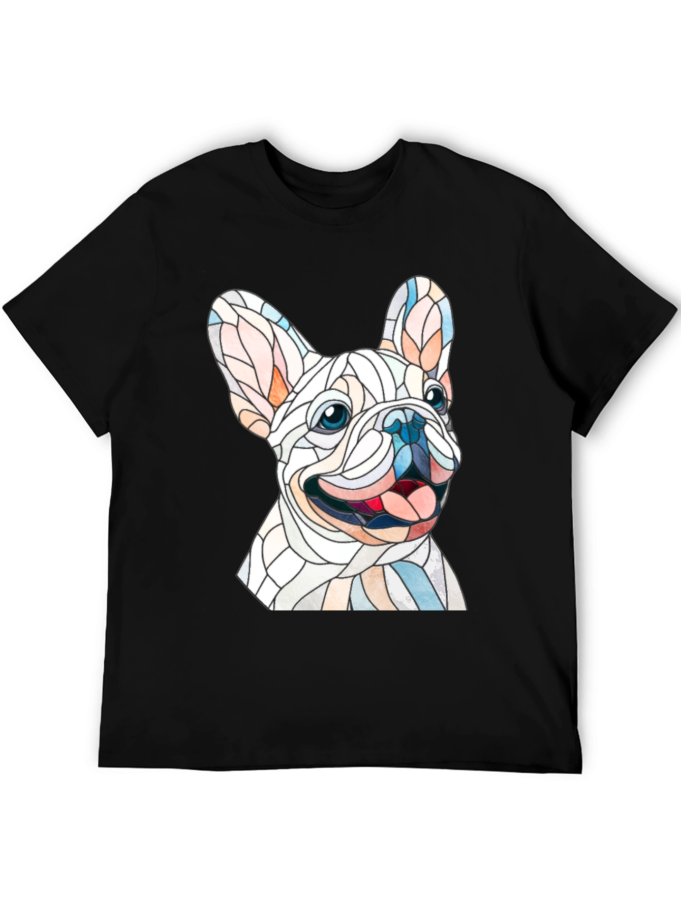 French Bulldog Art T-Shirt - Black