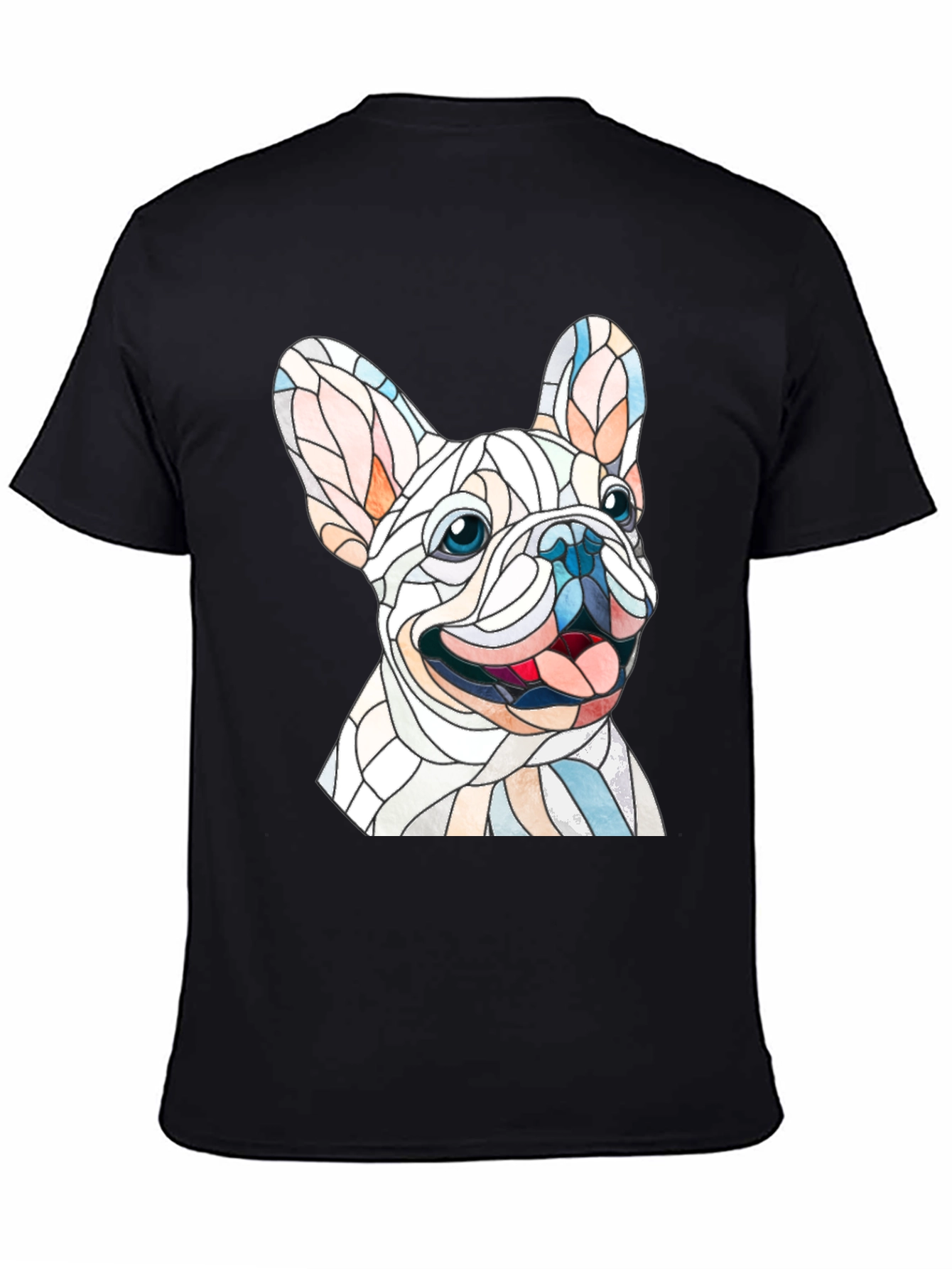 French Bulldog Art T-Shirt - Black