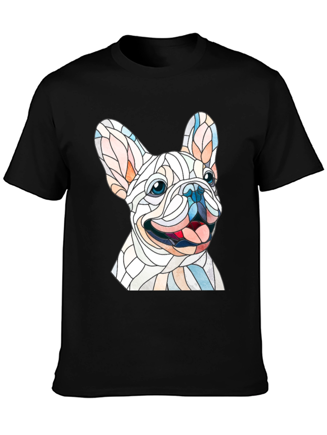 French Bulldog Art T-Shirt - Black