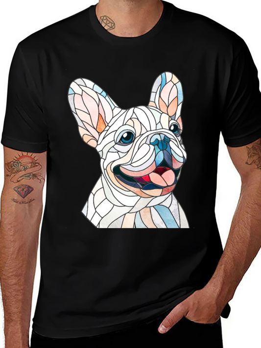 French Bulldog Art T-Shirt - Black