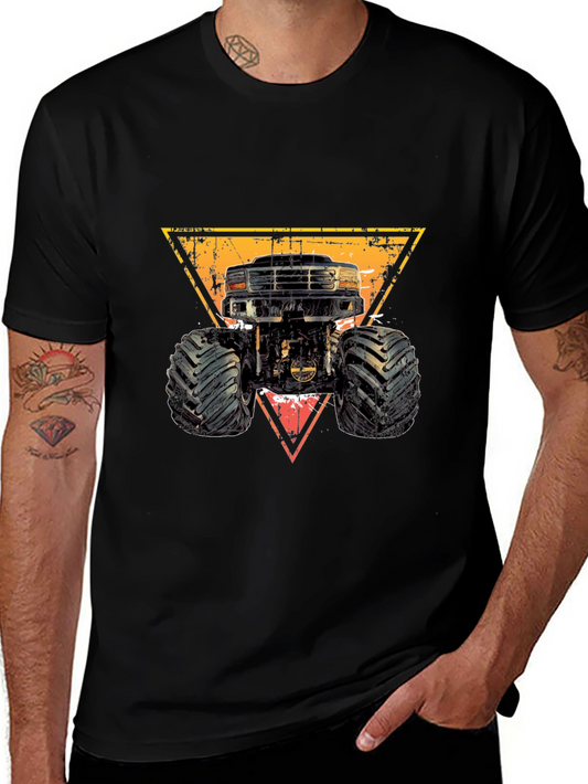 Monster Truck Graphic Tee - Black