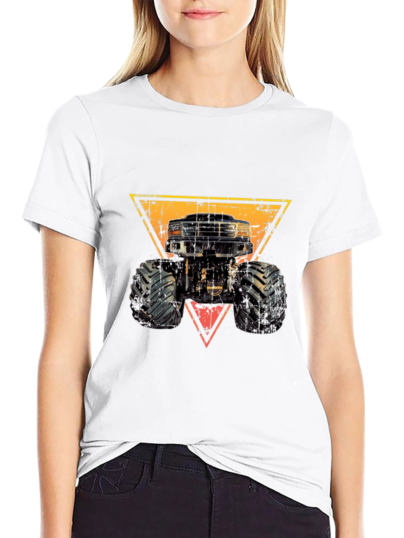 Monster Truck Graphic Tee - Black