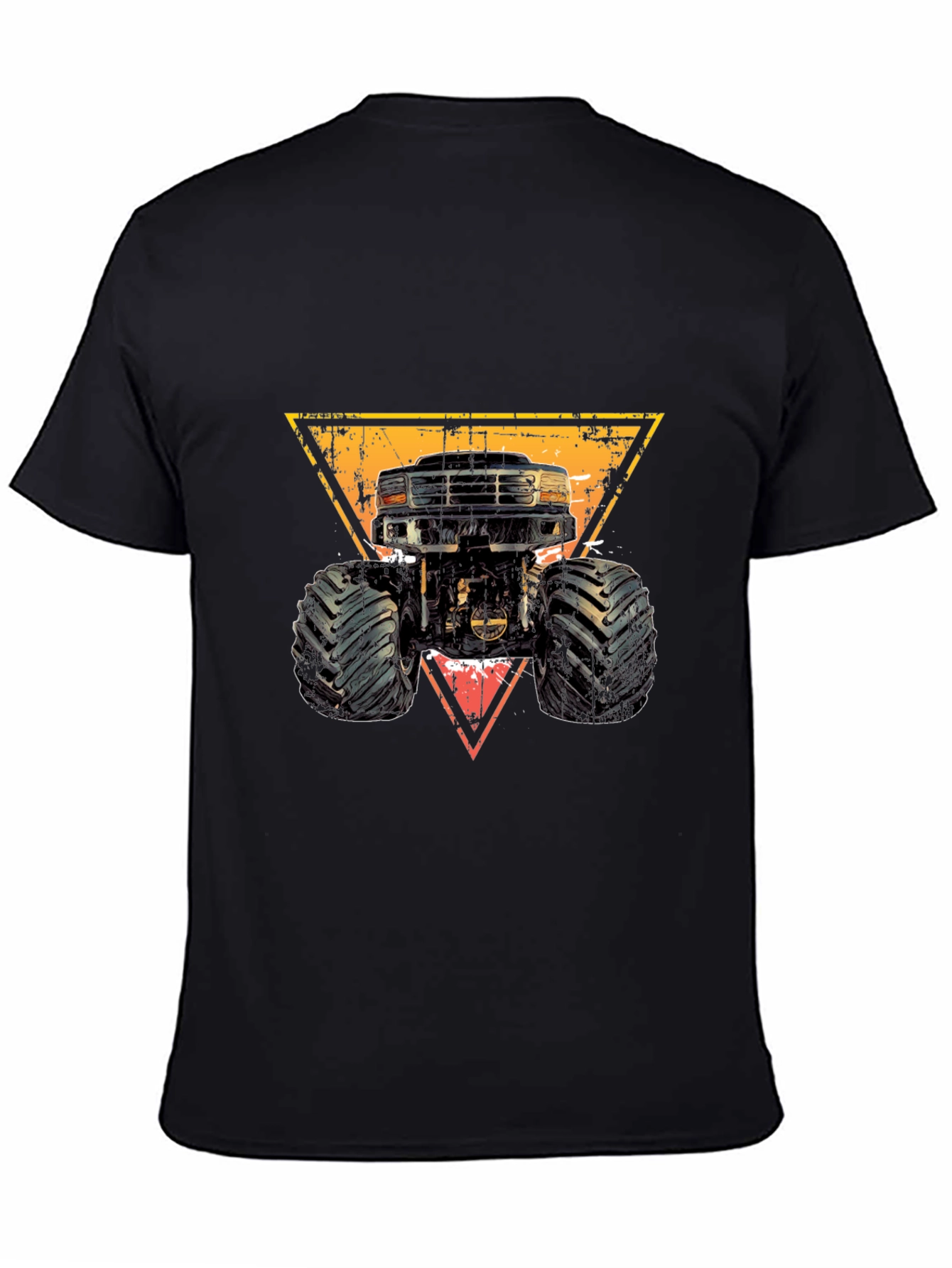 Monster Truck Graphic Tee - Black