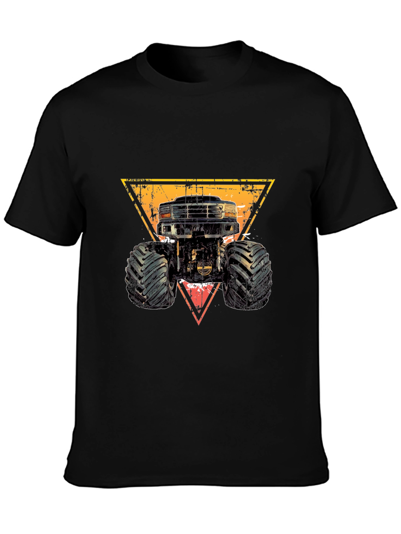 Monster Truck Graphic Tee - Black