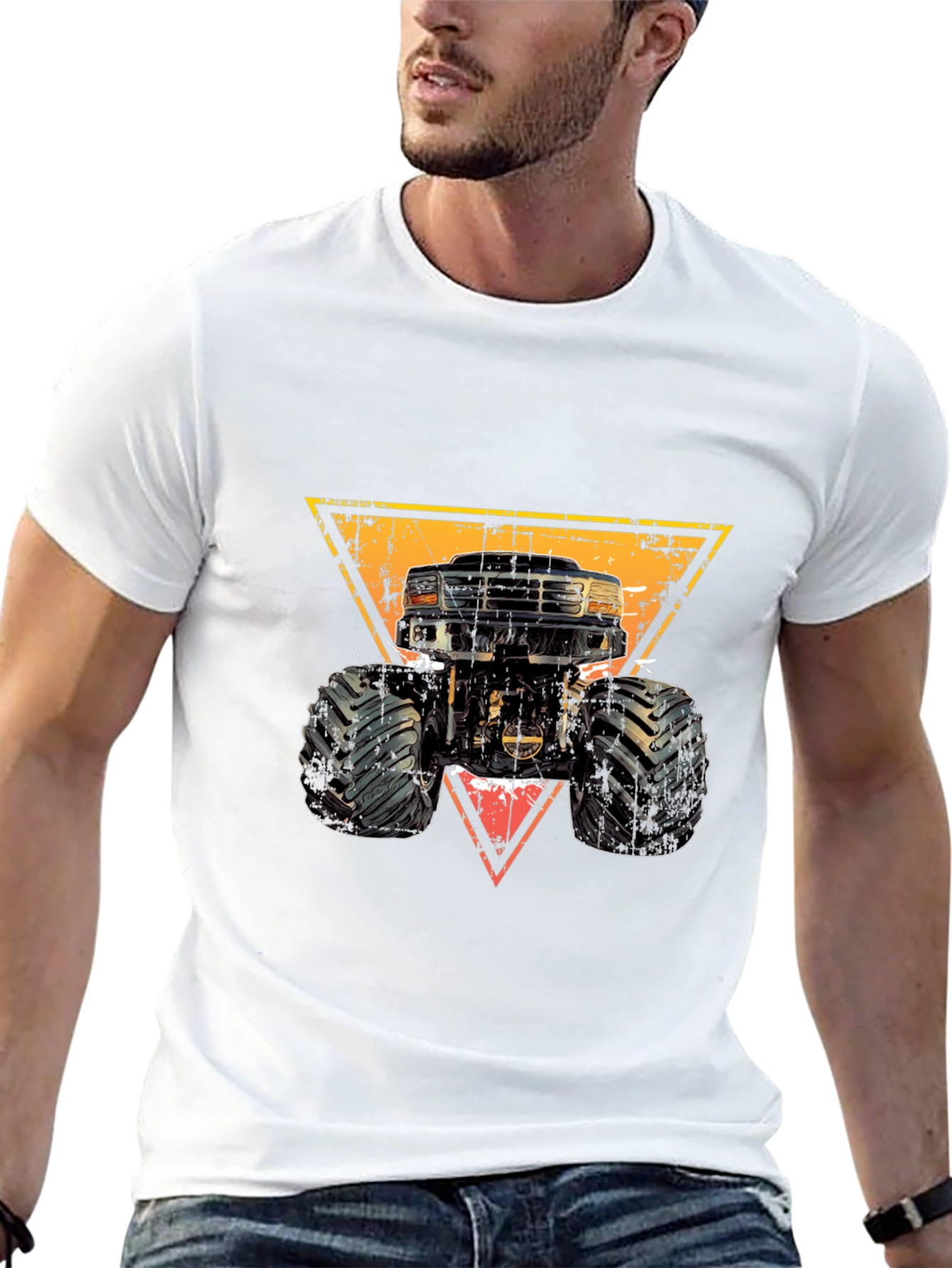 Monster Truck Graphic Tee - Black
