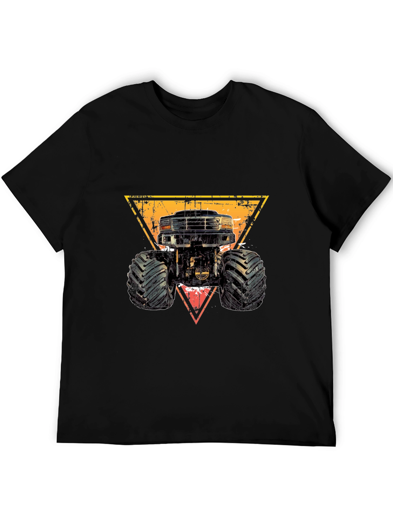 Monster Truck Graphic Tee - Black