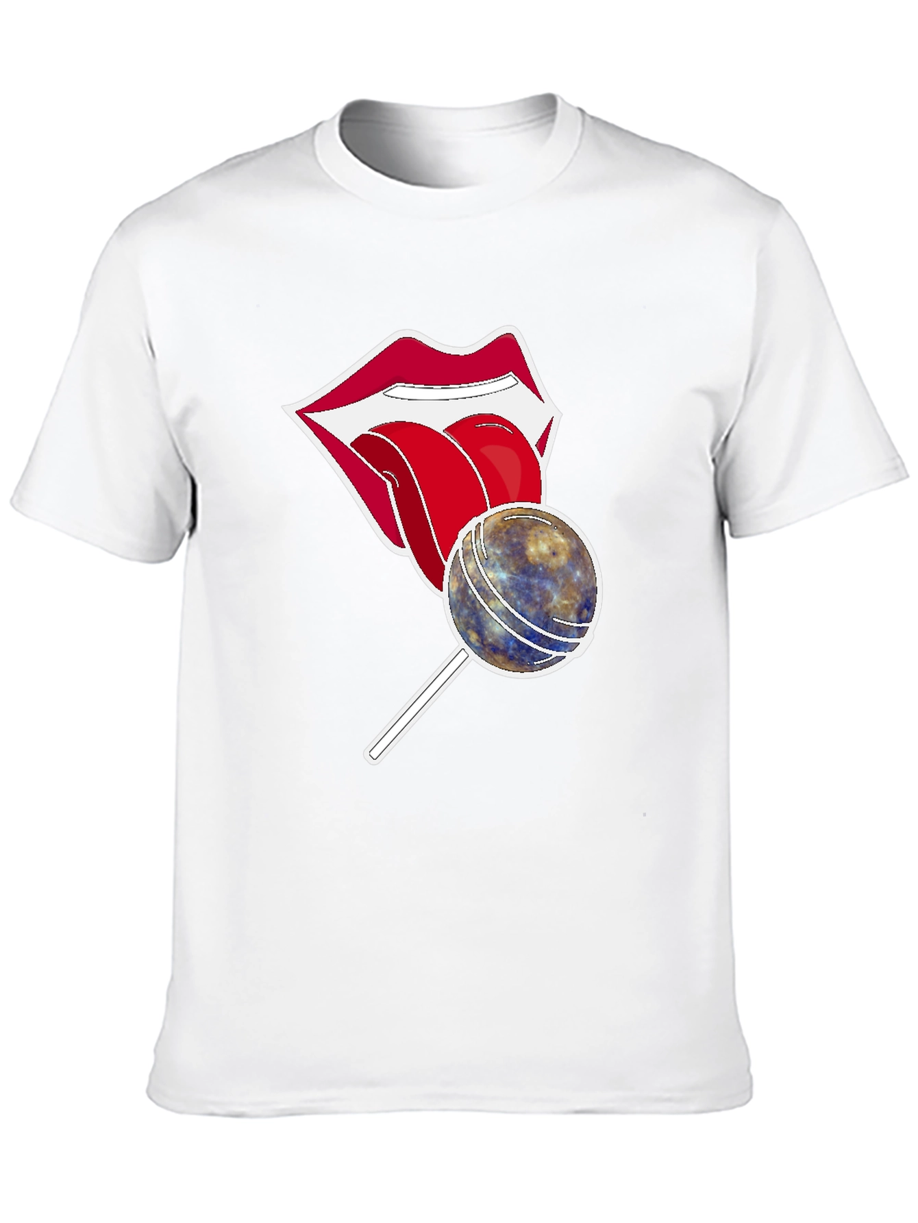 Lips Lollipop Graphic T-Shirt