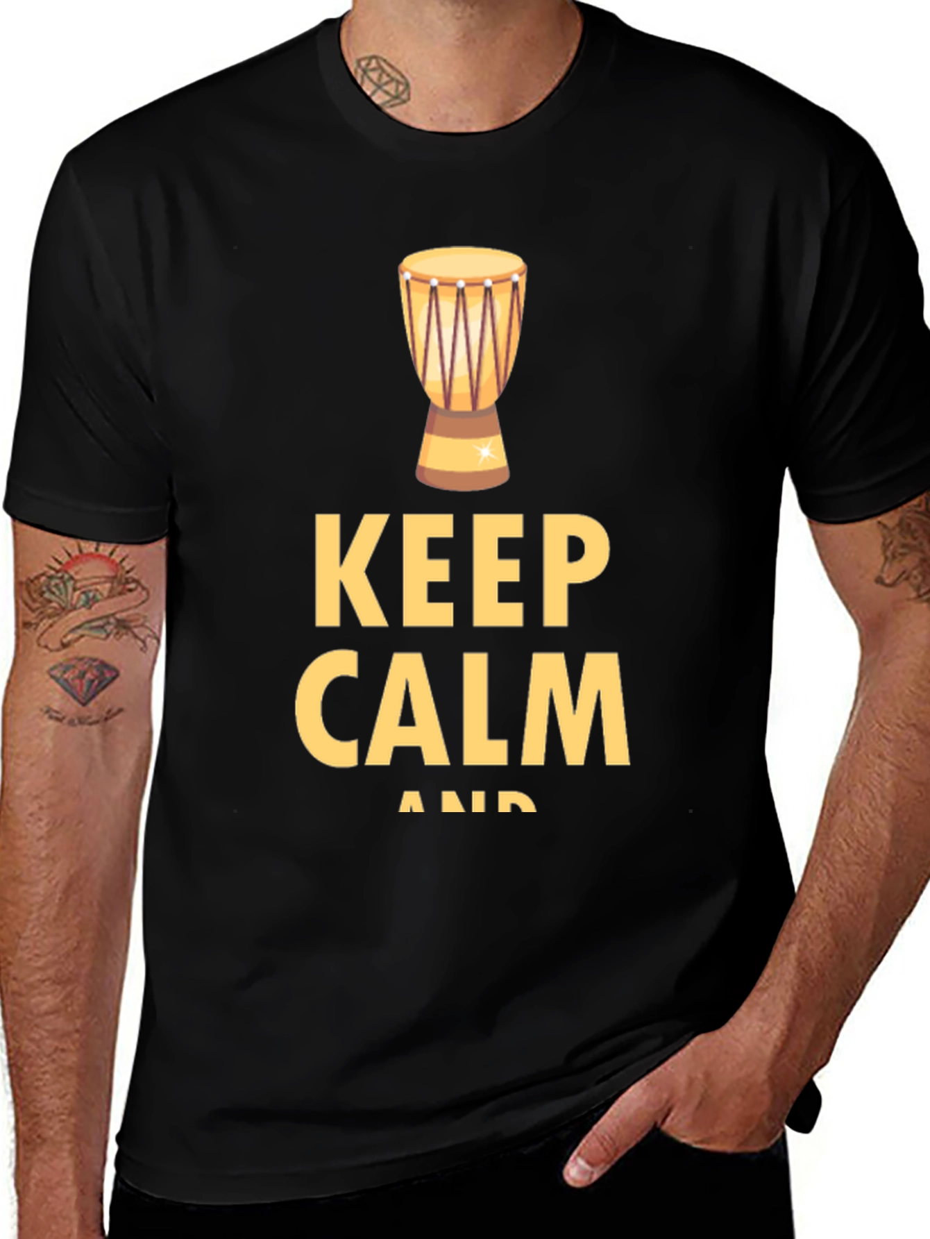 Keep Calm & Drum On T-Shirt
