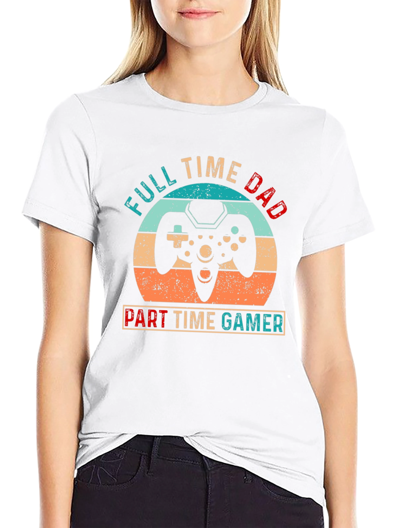 Full Time Dad Part Time Gamer Graphic Tee