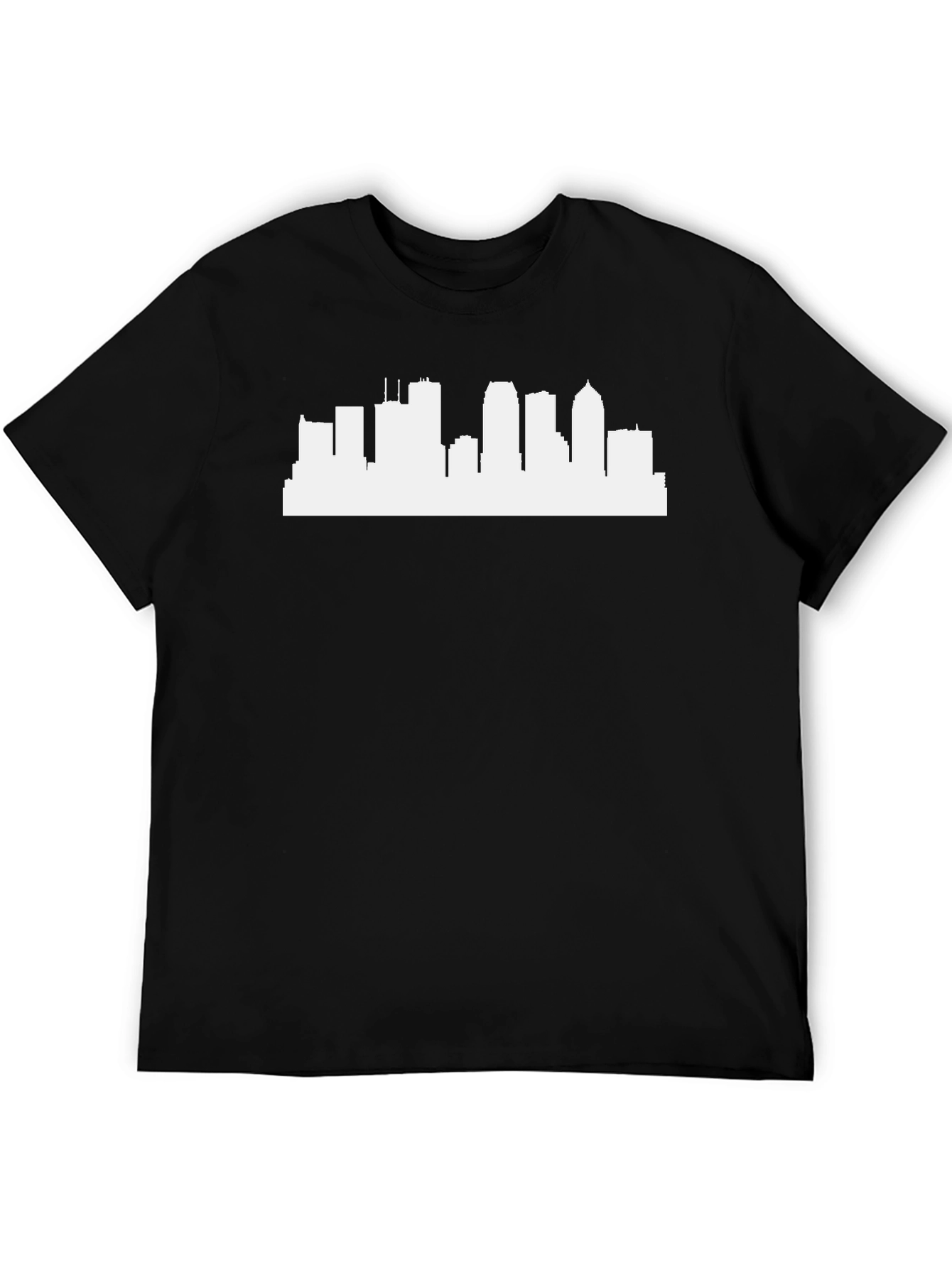 Cityscape Graphic T-Shirt - Modern Silhouette Tee