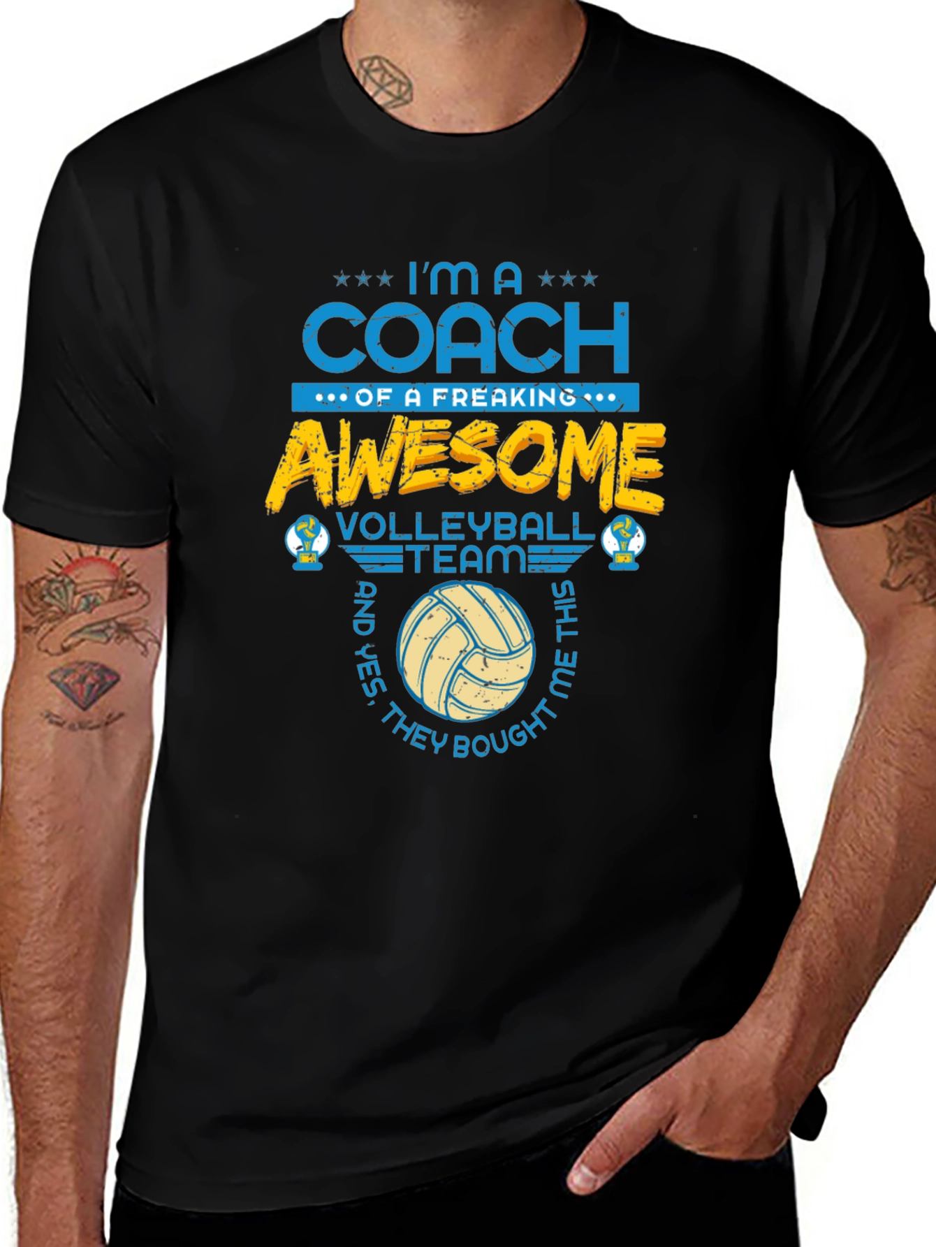 Awesome Volleyball Coach T-Shirt