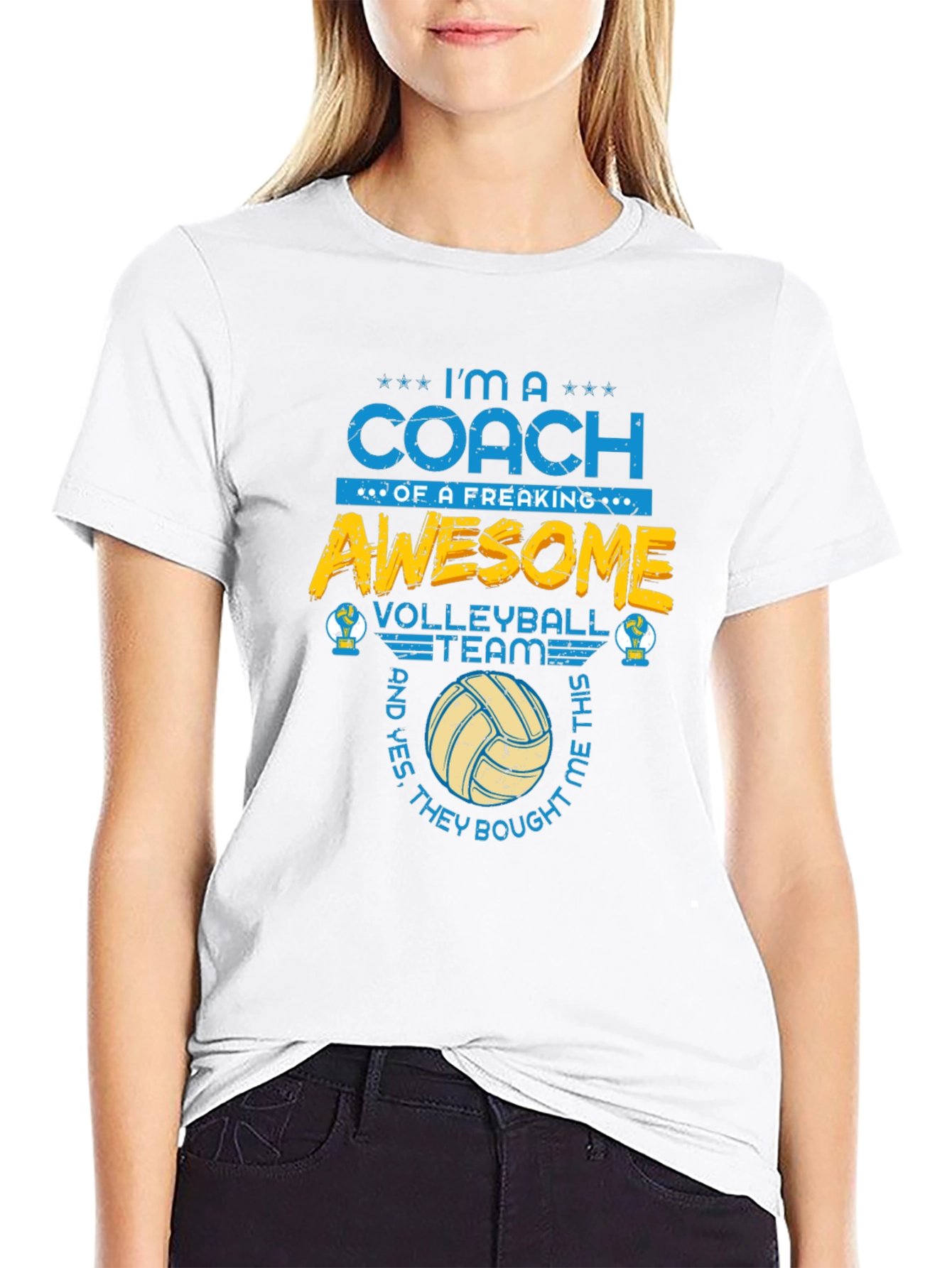 Awesome Volleyball Coach T-Shirt