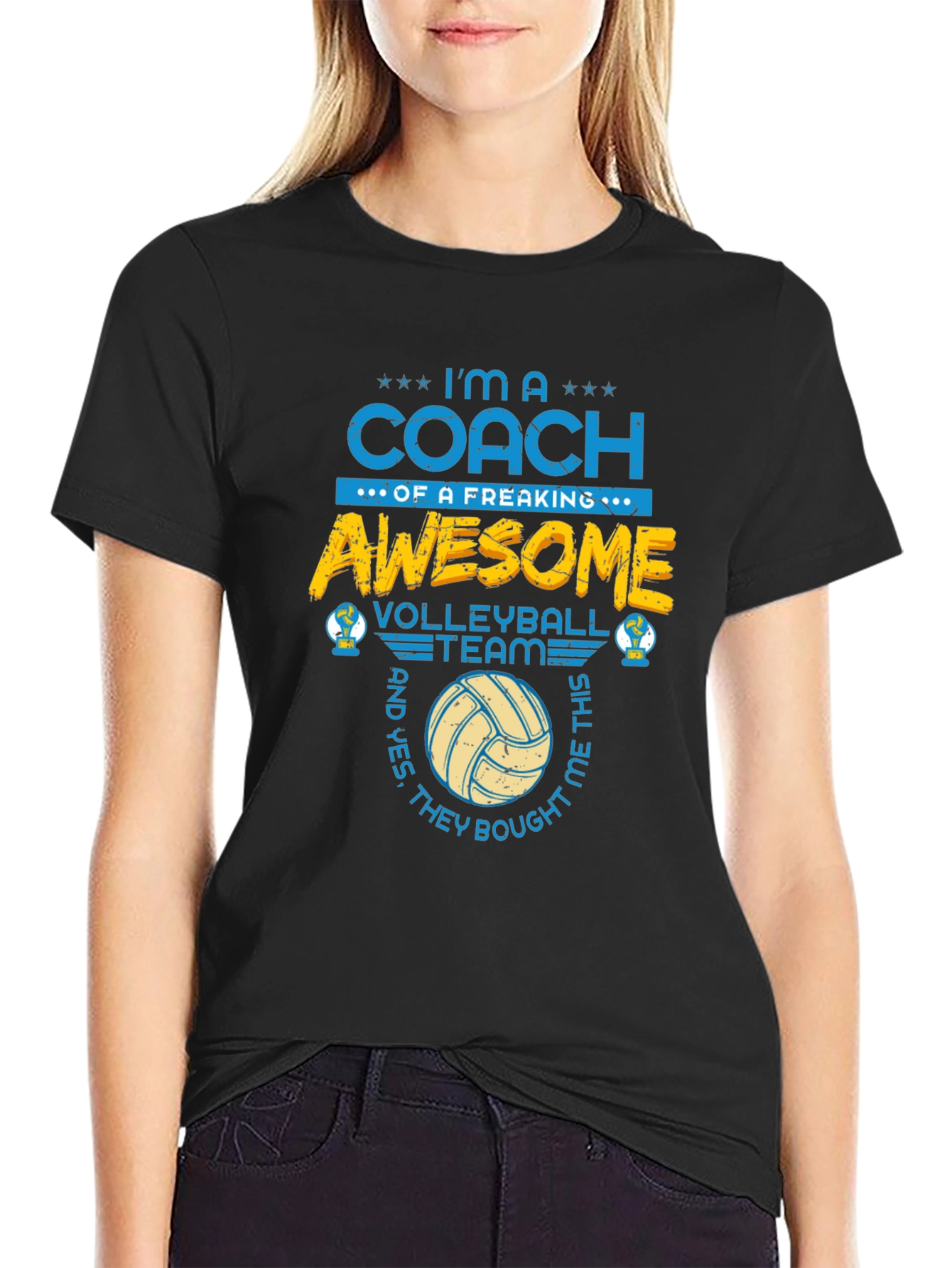 Awesome Volleyball Coach T-Shirt