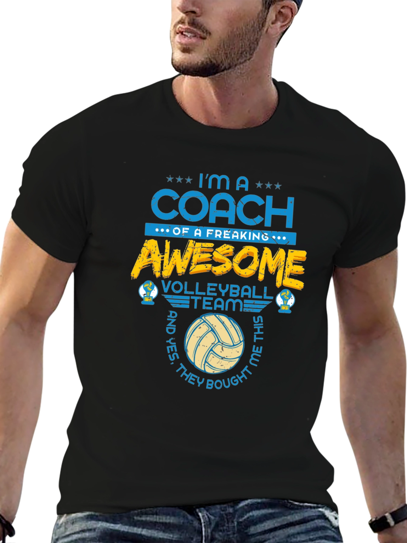 Awesome Volleyball Coach T-Shirt