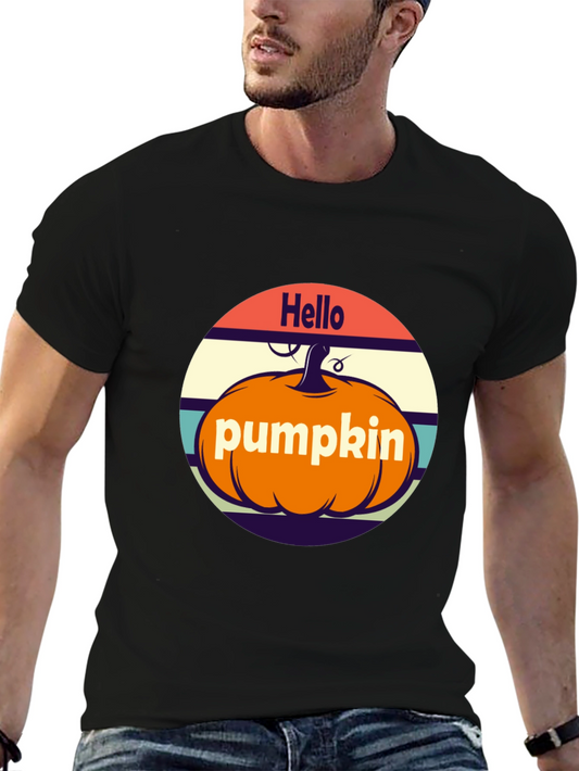 Hello Pumpkin T-Shirt - Fall Vibes