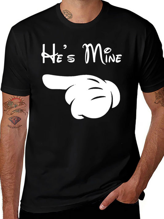 Hes Mine Matching Couple Shirt