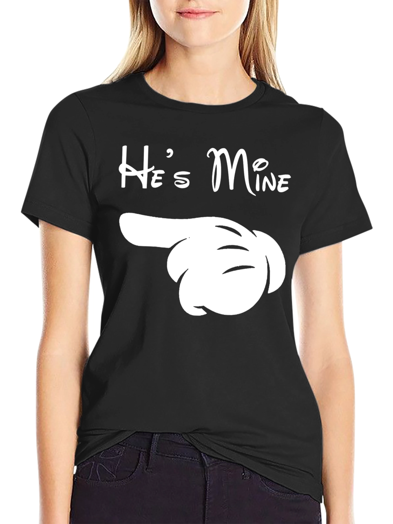Hes Mine Matching Couple Shirt