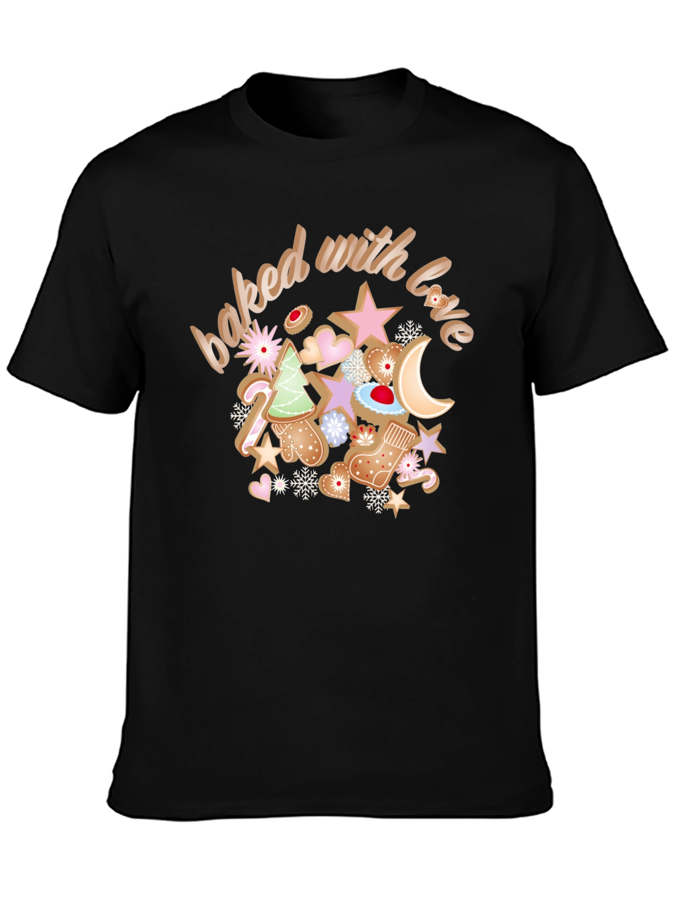 Baked With Love Holiday Gingerbread T-Shirt