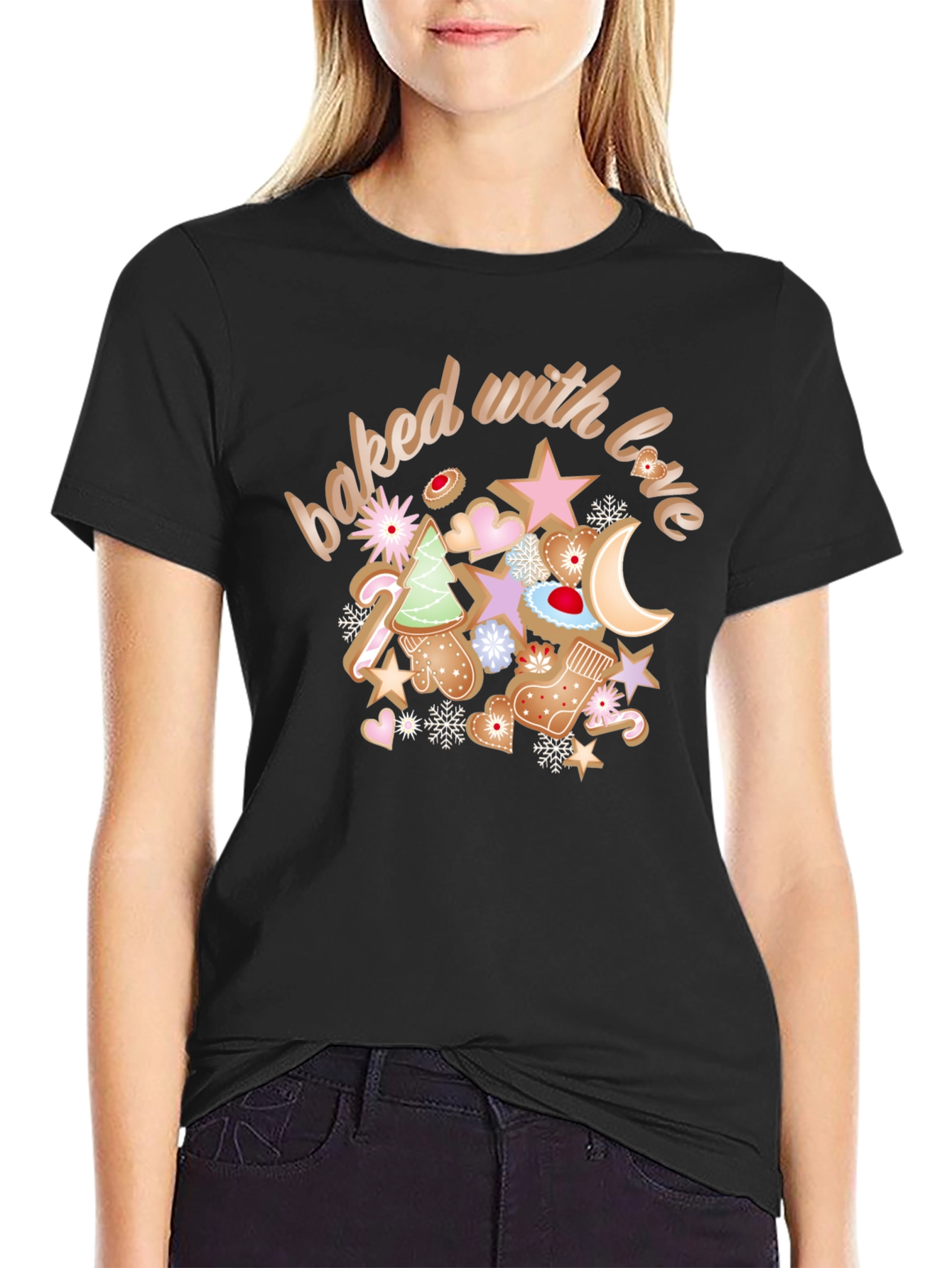 Baked With Love Holiday Gingerbread T-Shirt